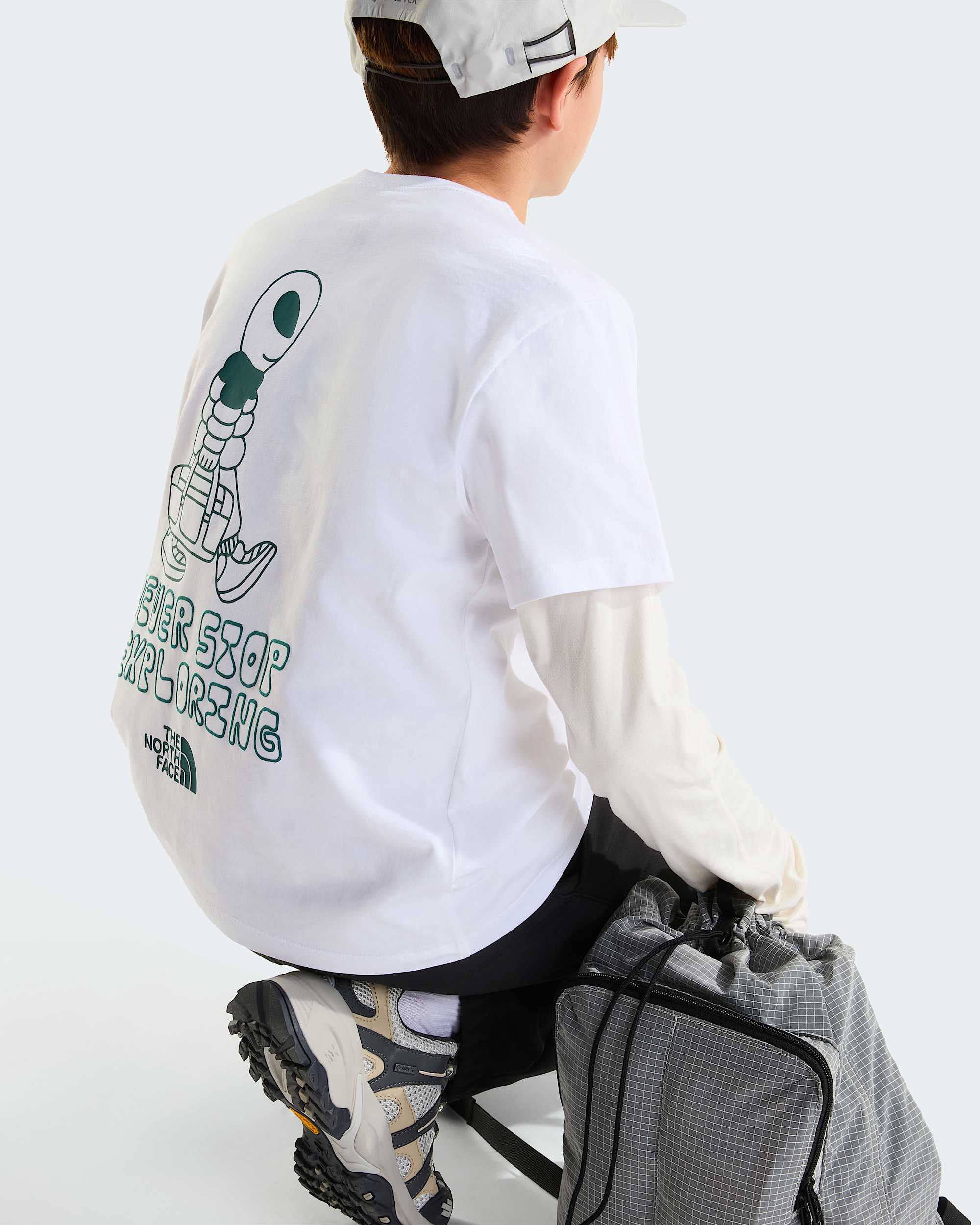 Tshirt Graphic dcontract Alien pour enfant TNF ALT6
