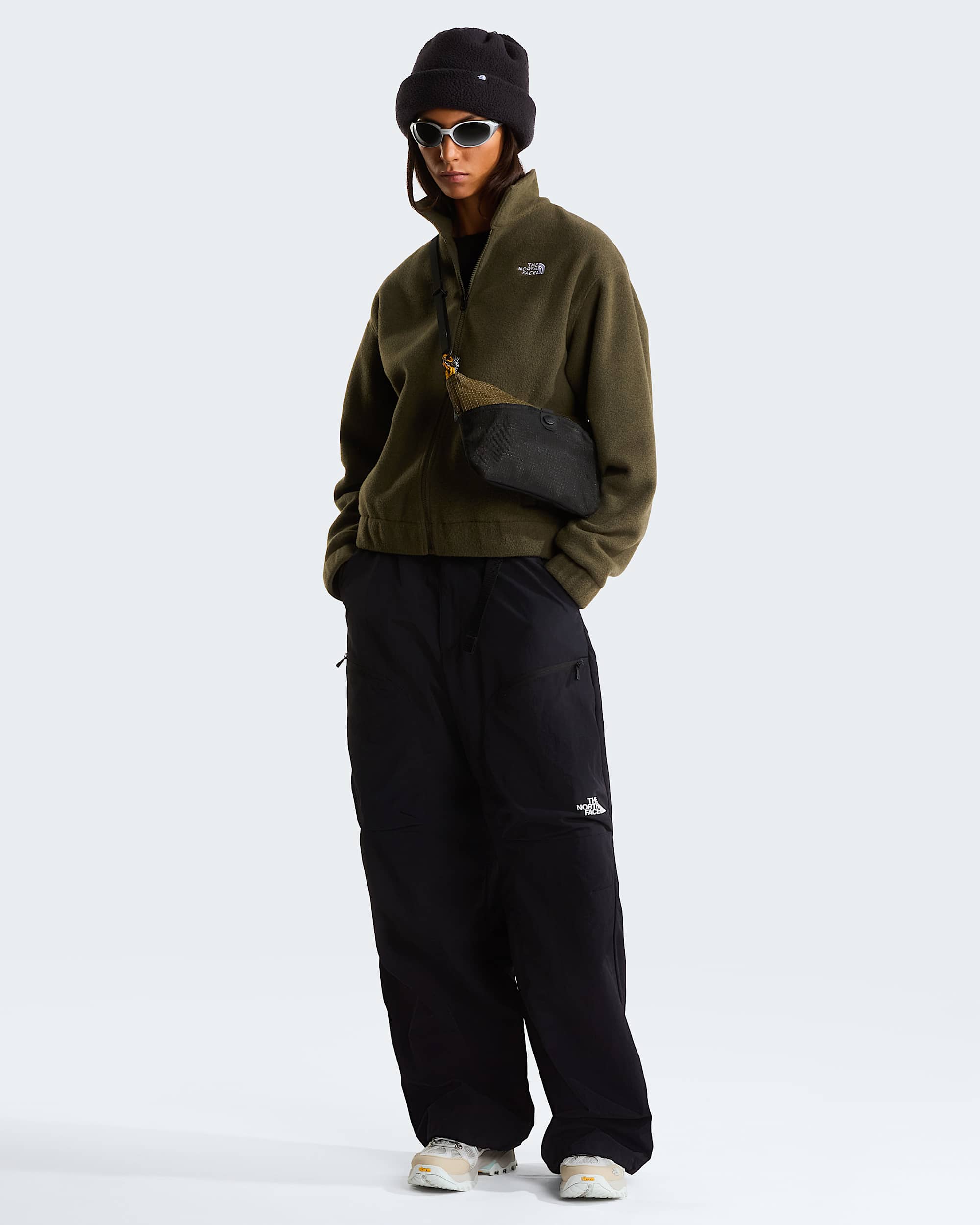 Fleecejas met kraag voor dames TNF ALT1