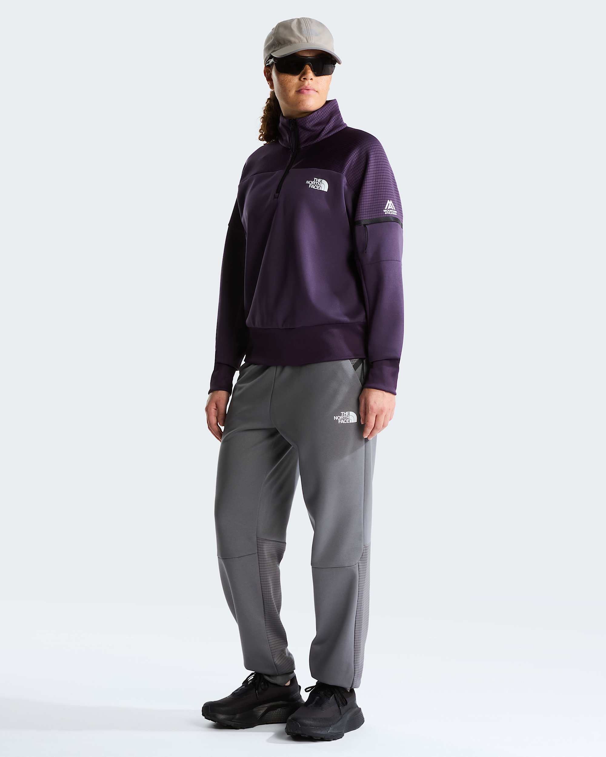 Mountain Athletics Fleece 20 met kwartrits voor dames TNF ALT1