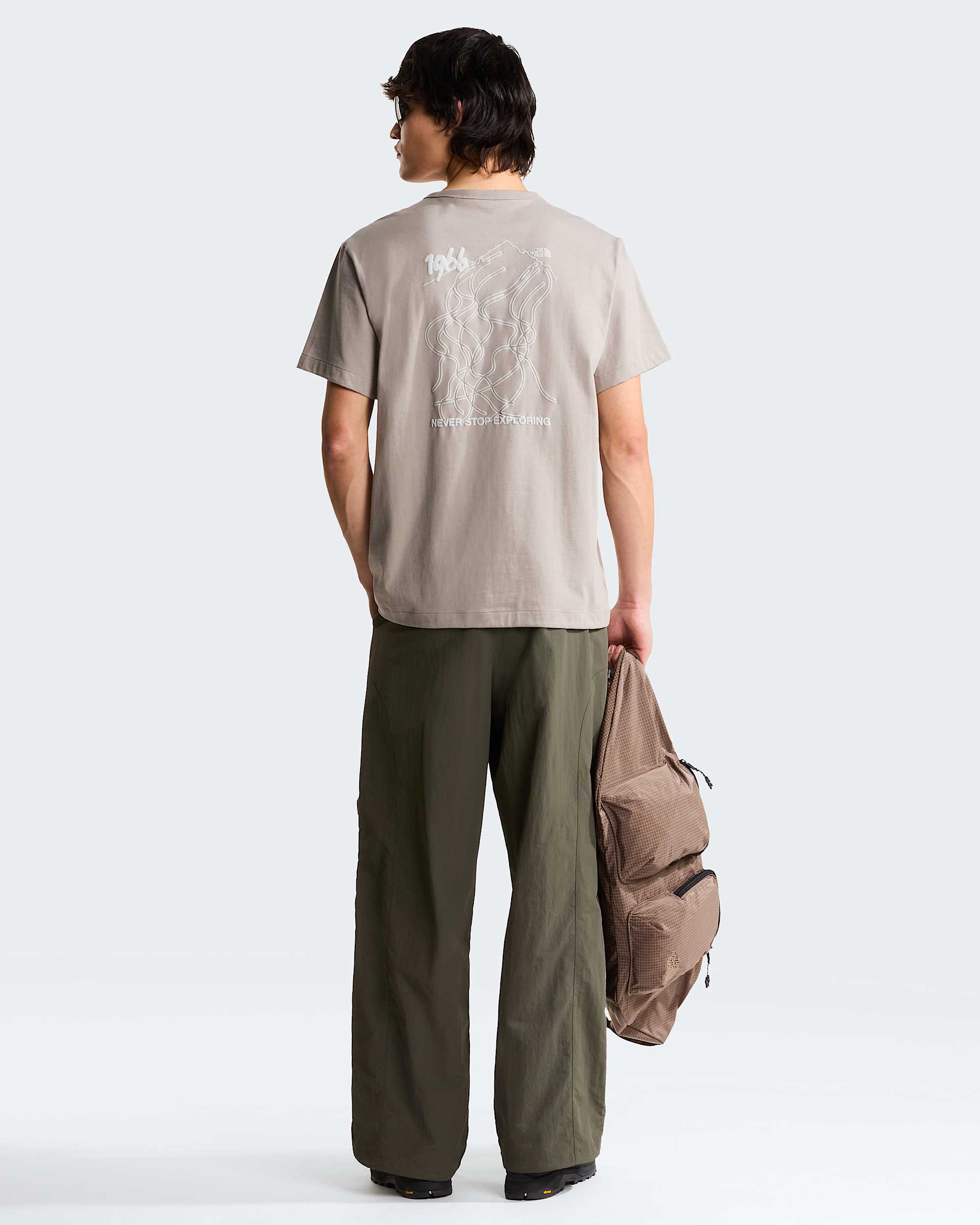 Tshirt graphique dcontract unisexe NSE Slopes TNF ALT4