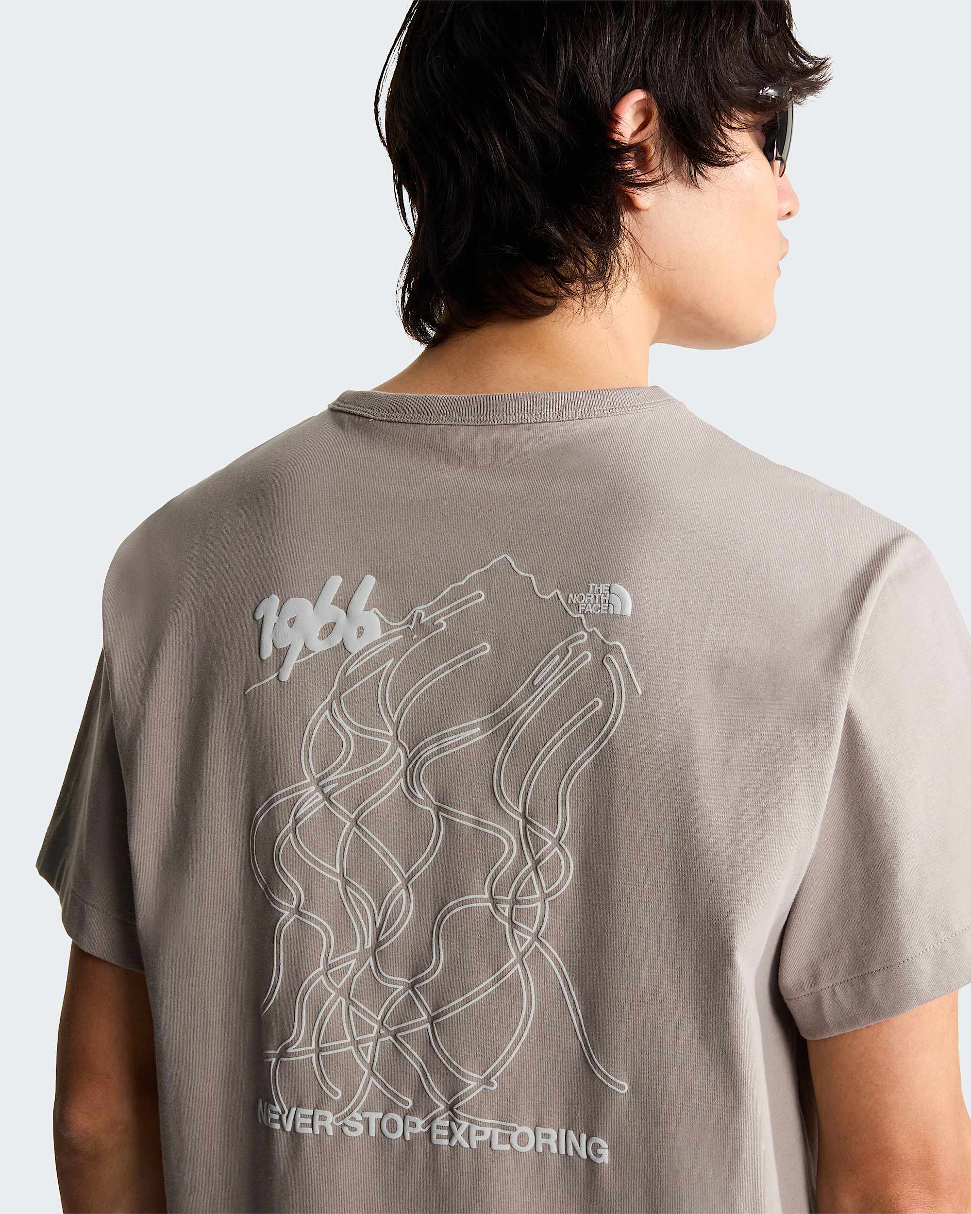 Tshirt graphique dcontract unisexe NSE Slopes TNF ALT7