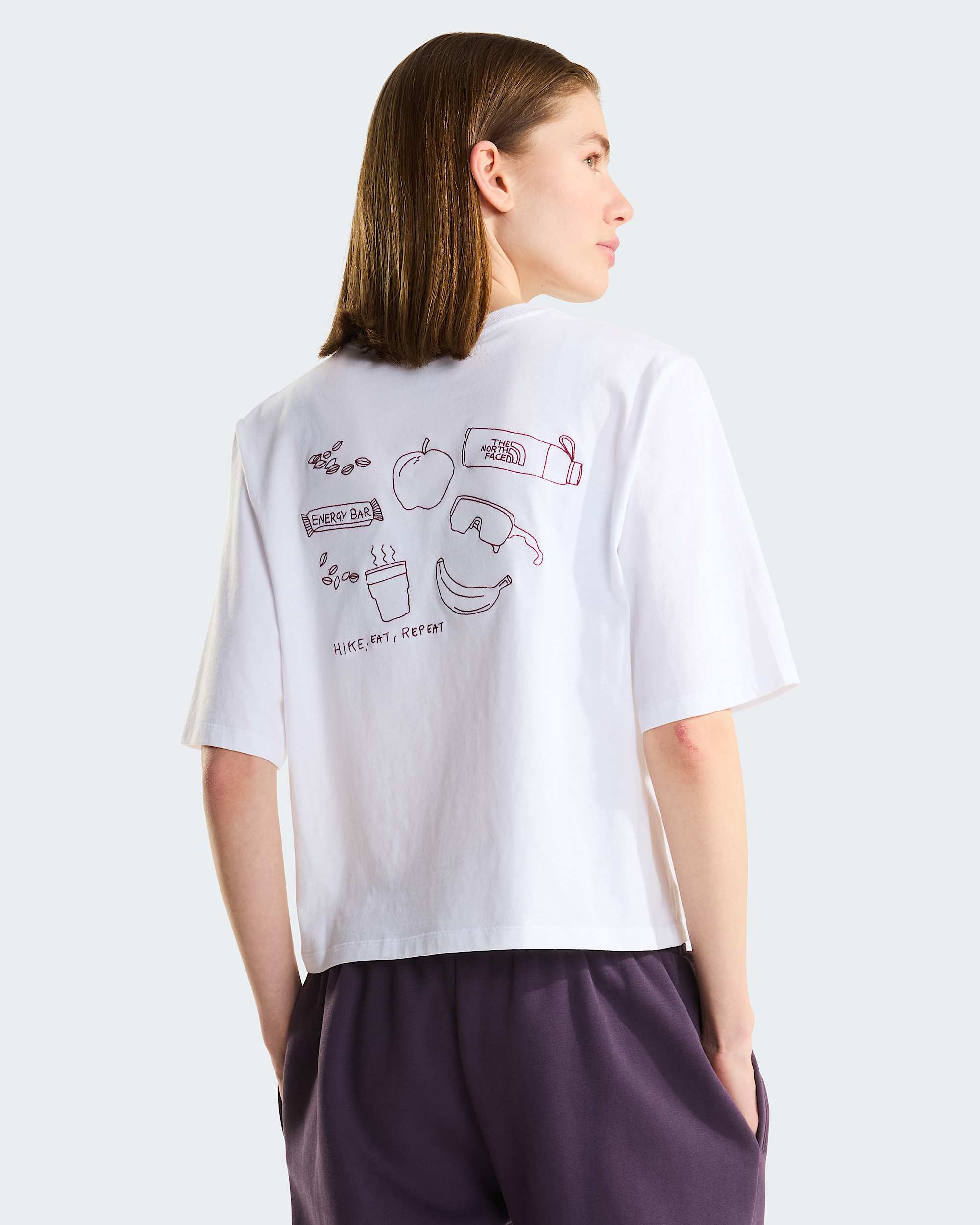Hike Picnic Boxy Graphic TShirt voor dames TNF HERO