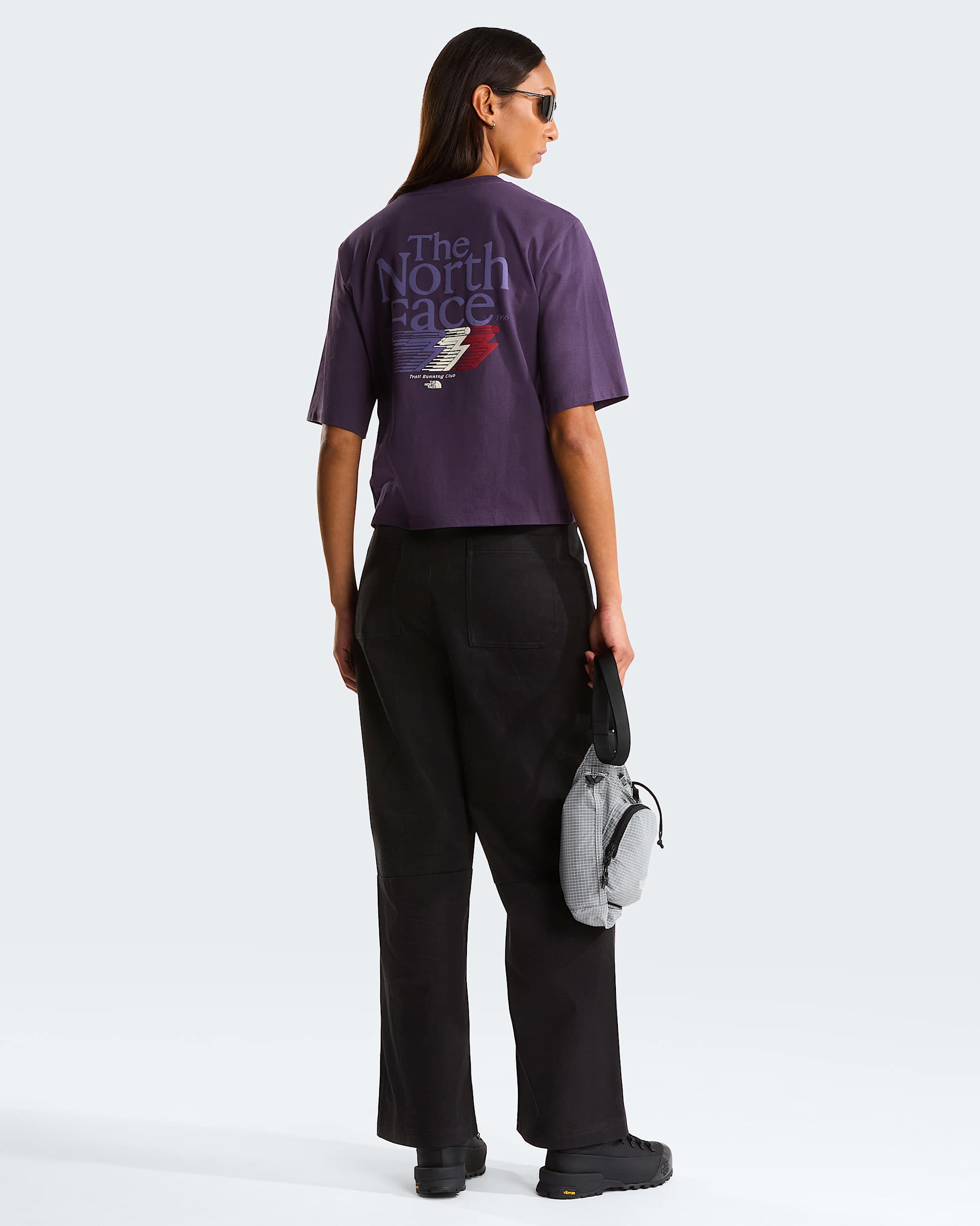 Retro Trail Boxy Graphic TShirt voor dames TNF ALT2