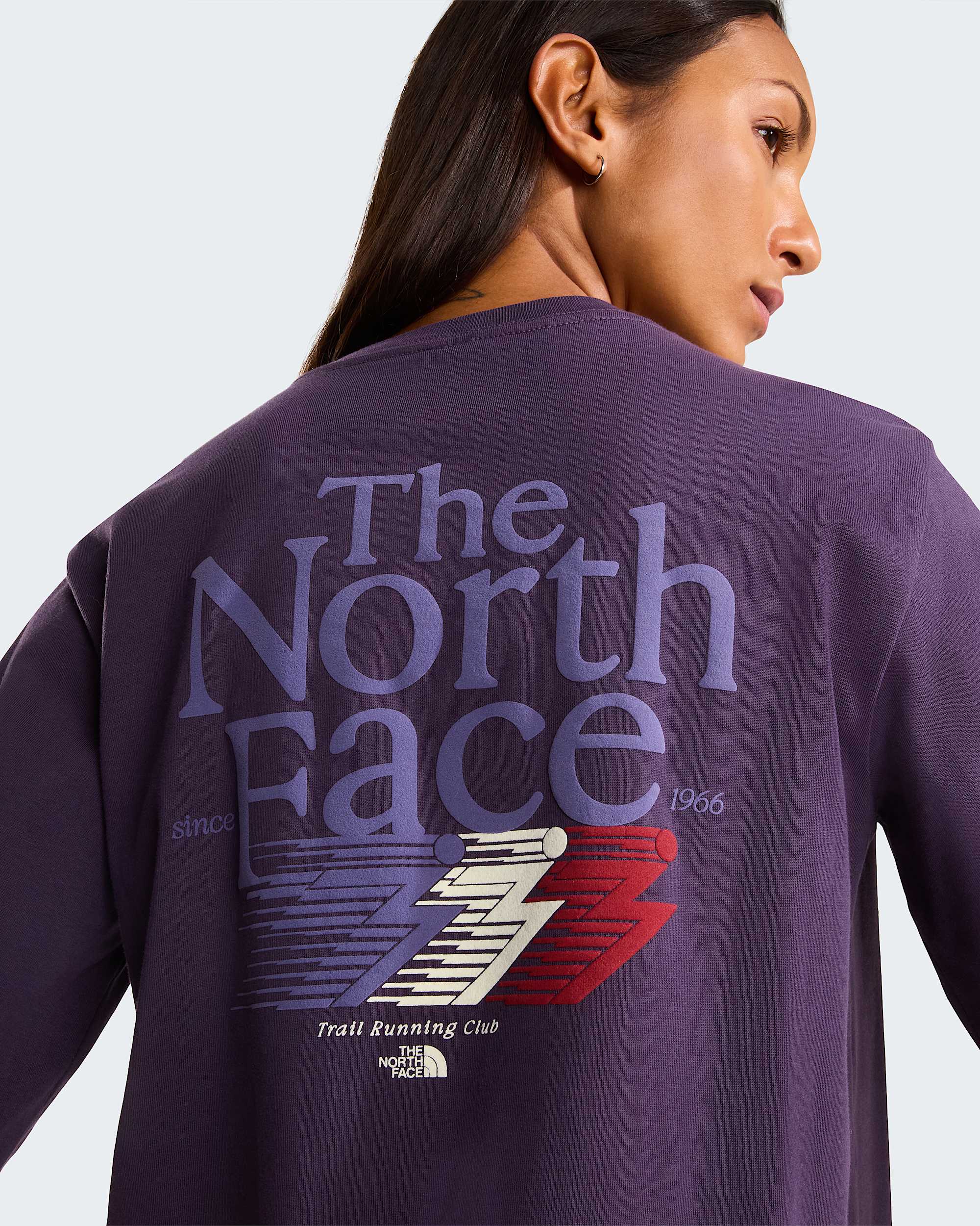 Retro Trail Boxy Graphic TShirt voor dames TNF ALT5