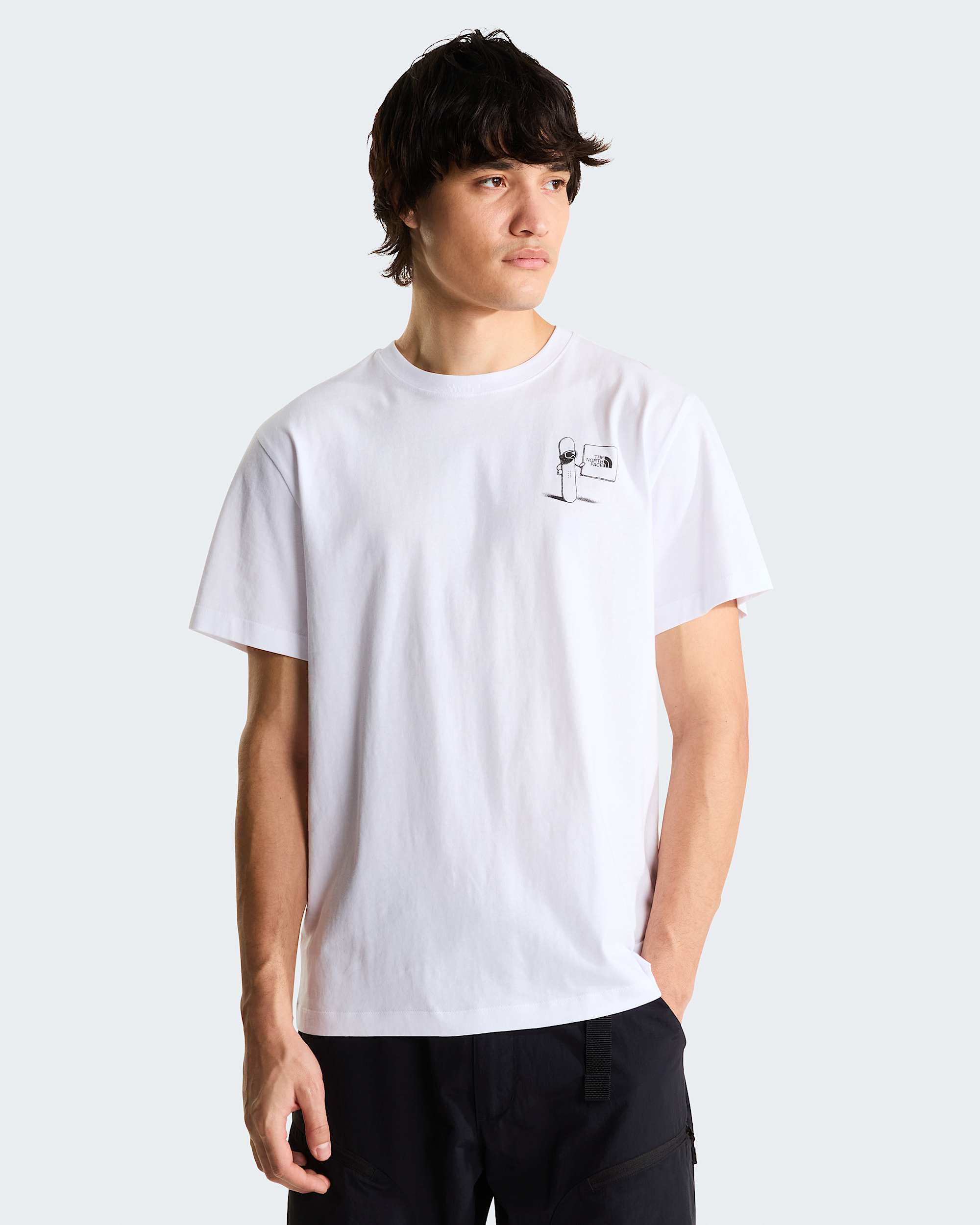 Unisex Opposites Attract Relaxed Graphic TShirt TNF ALT4