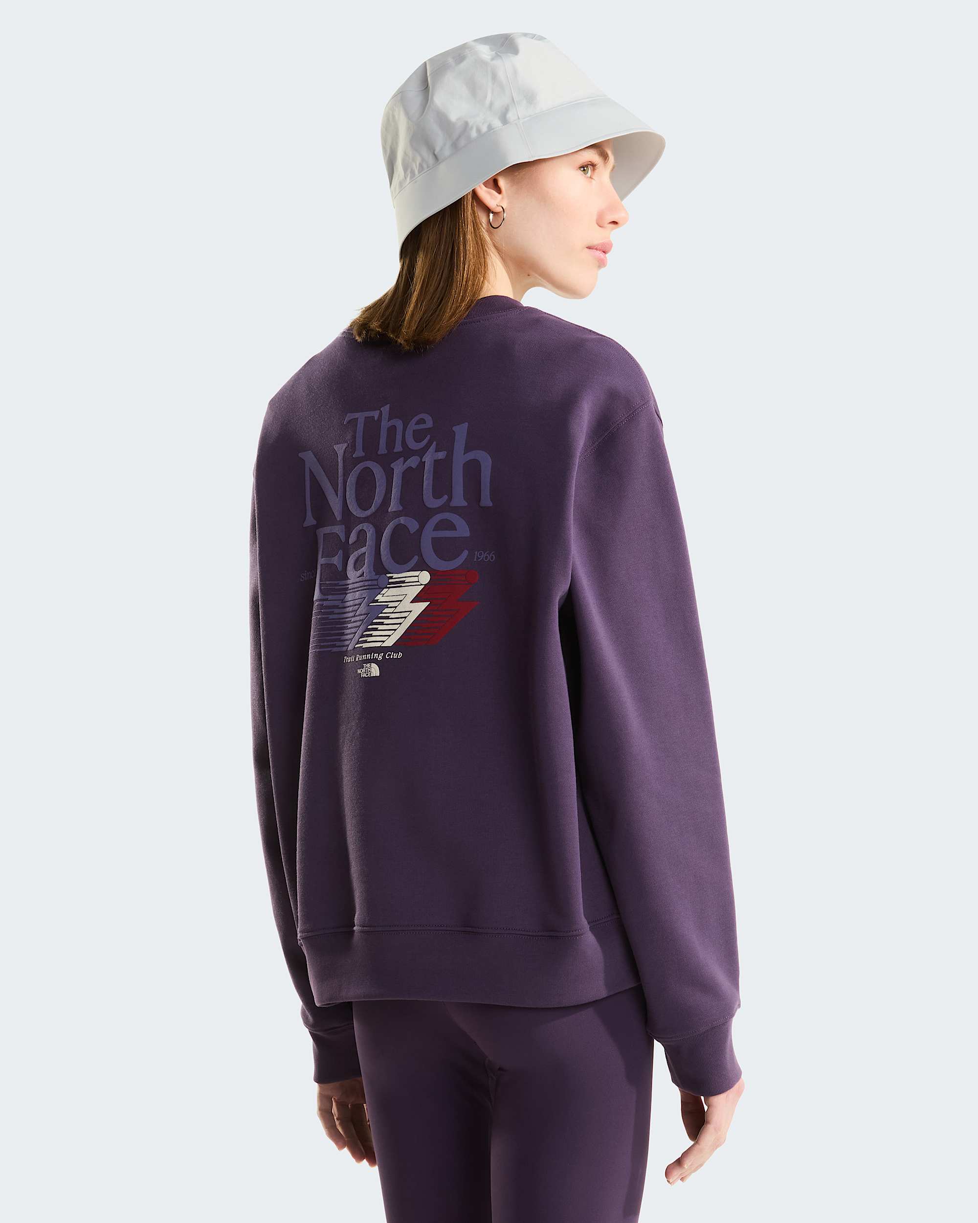Retro Trail Relaxed Graphic Sweatshirt voor dames TNF ALT3