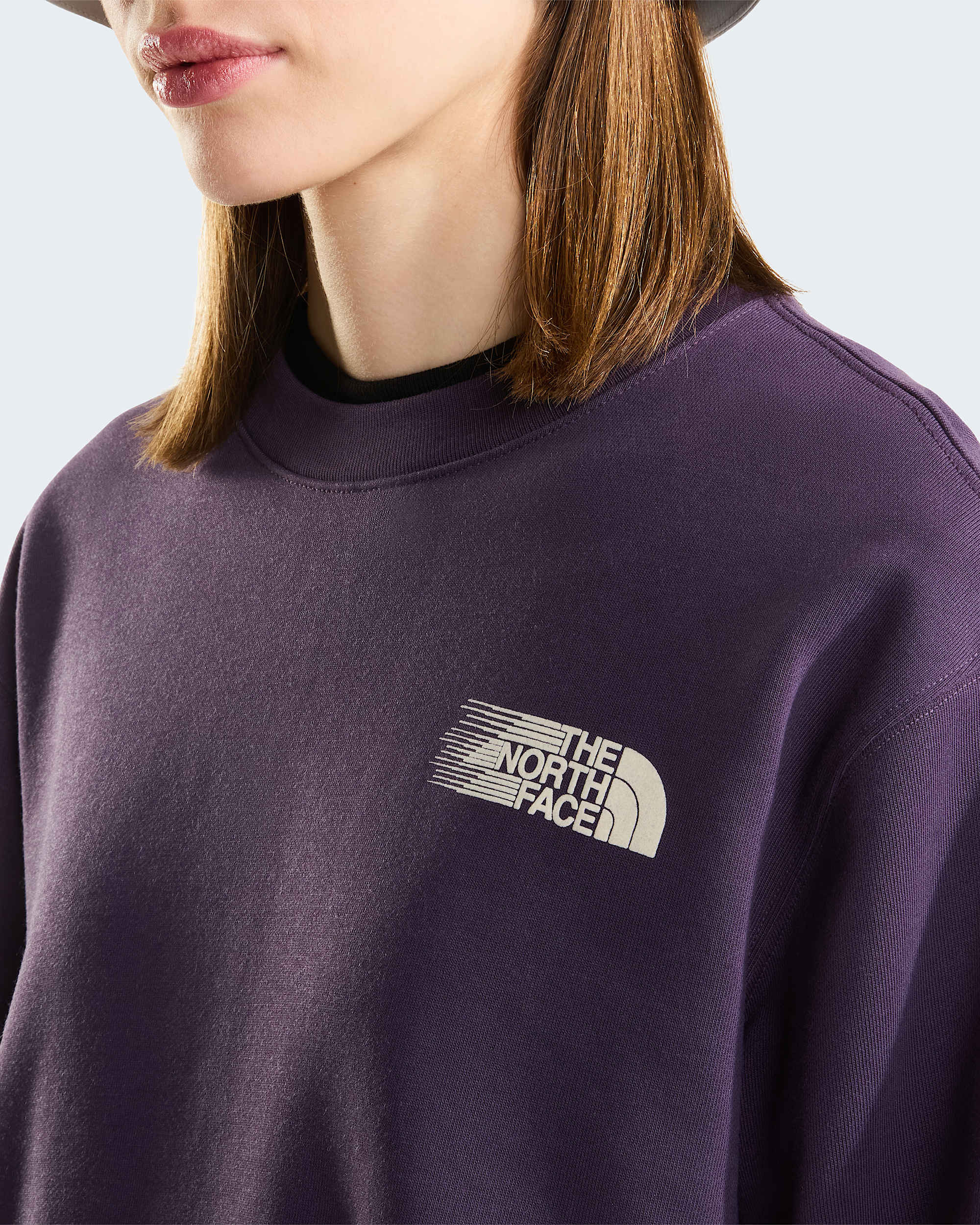 Retro Trail Relaxed Graphic Sweatshirt voor dames TNF ALT4