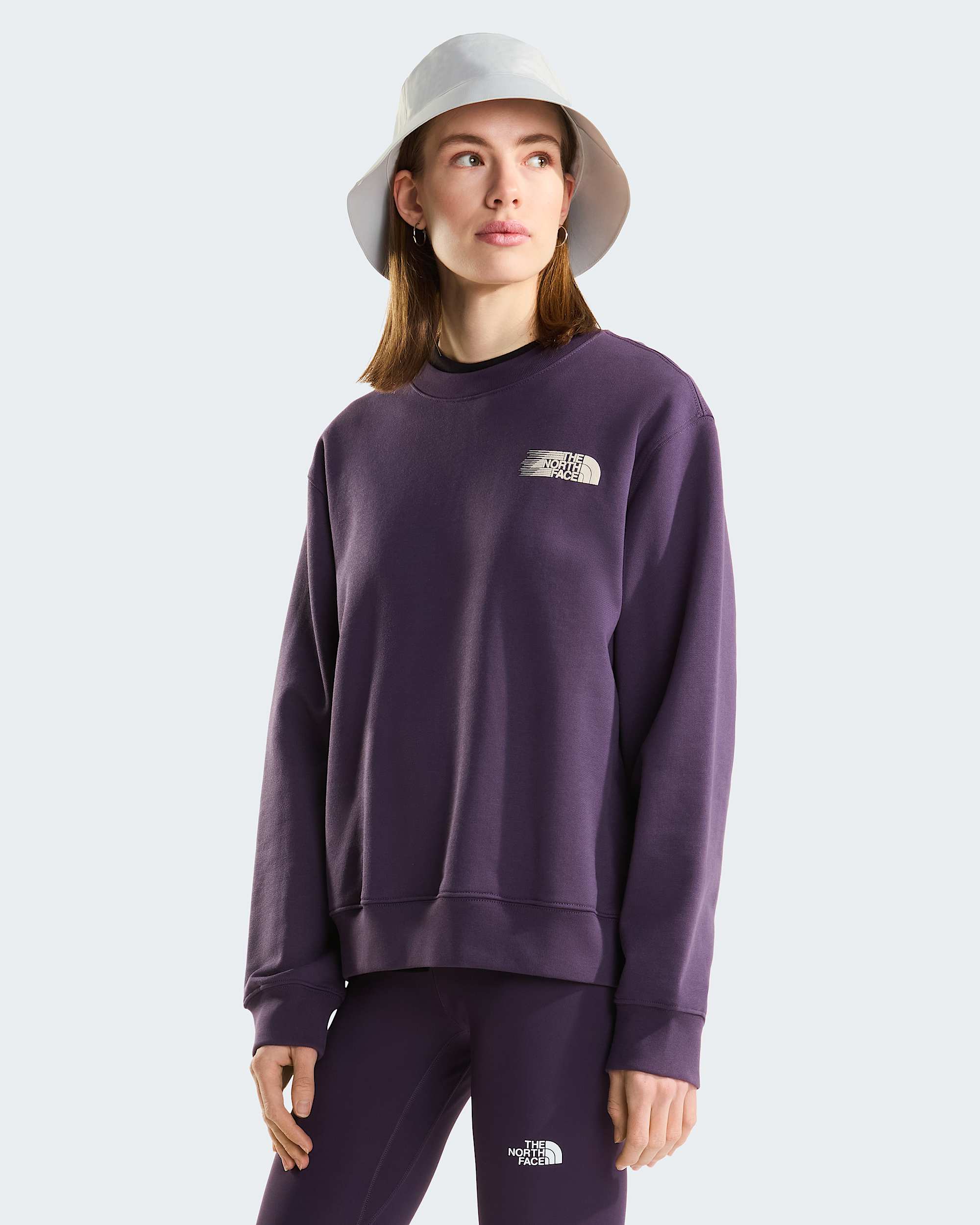 Retro Trail Relaxed Graphic Sweatshirt voor dames TNF HERO