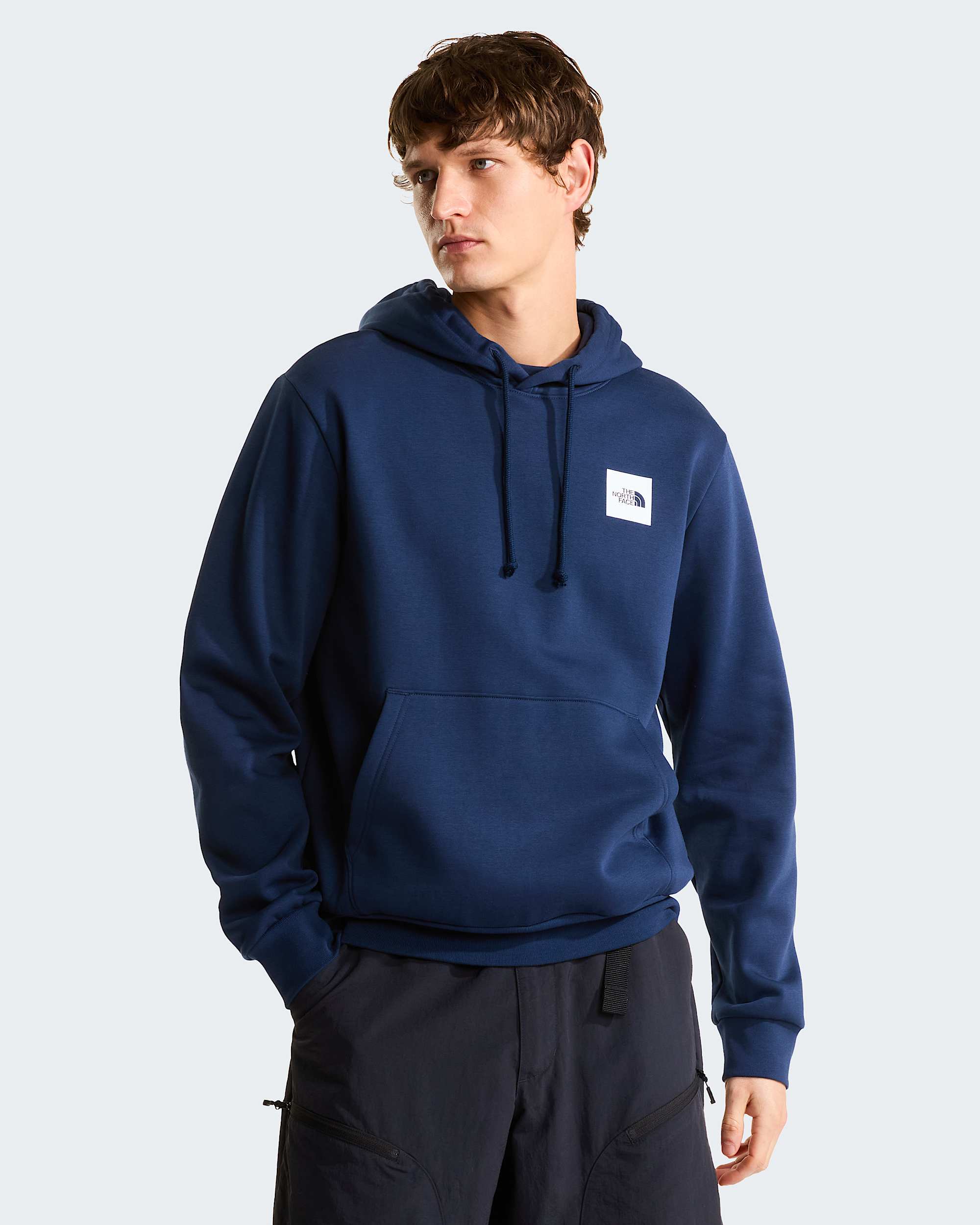 Sudadera recta con capucha Box Half Dome para hombre TNF HERO