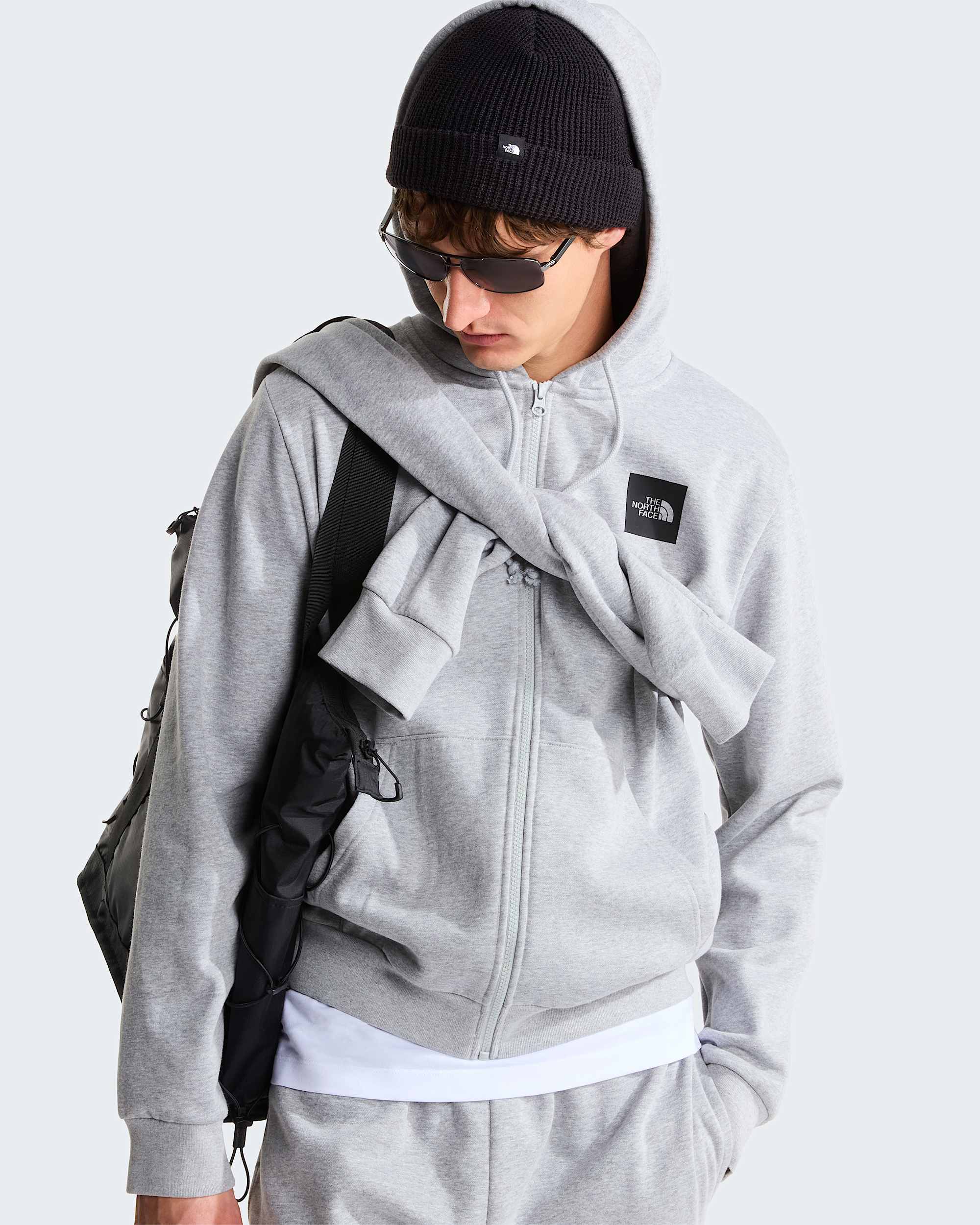 Sweat zipp intgral Box Half Dome pour homme TNF alt7