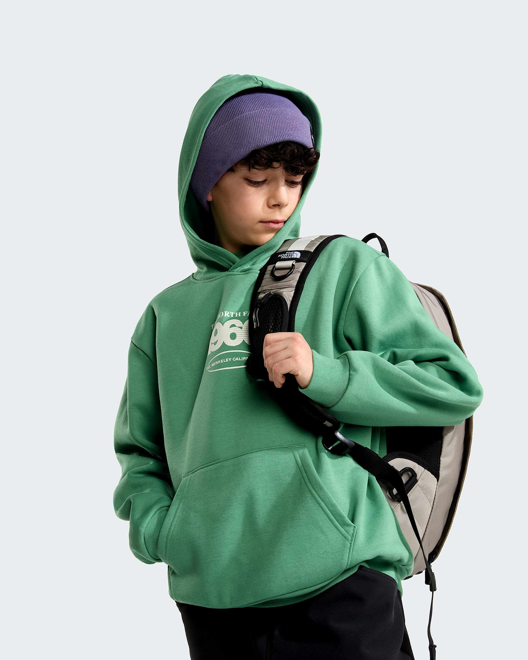 Track Relaxed Graphic Hoodie fr Teenager TNF ALT7