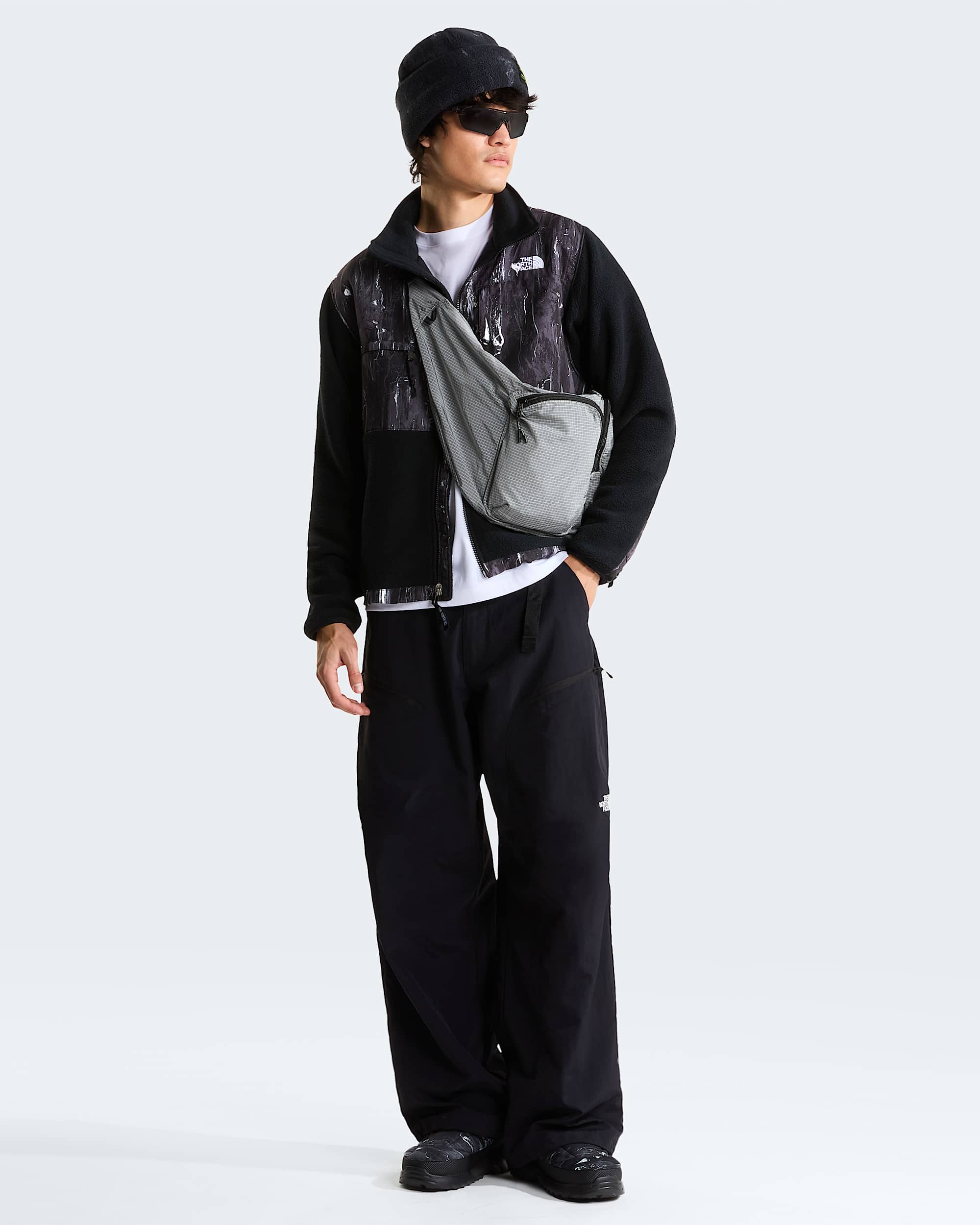 Retro Denali Geprinte Jas voor heren TNF ALT1