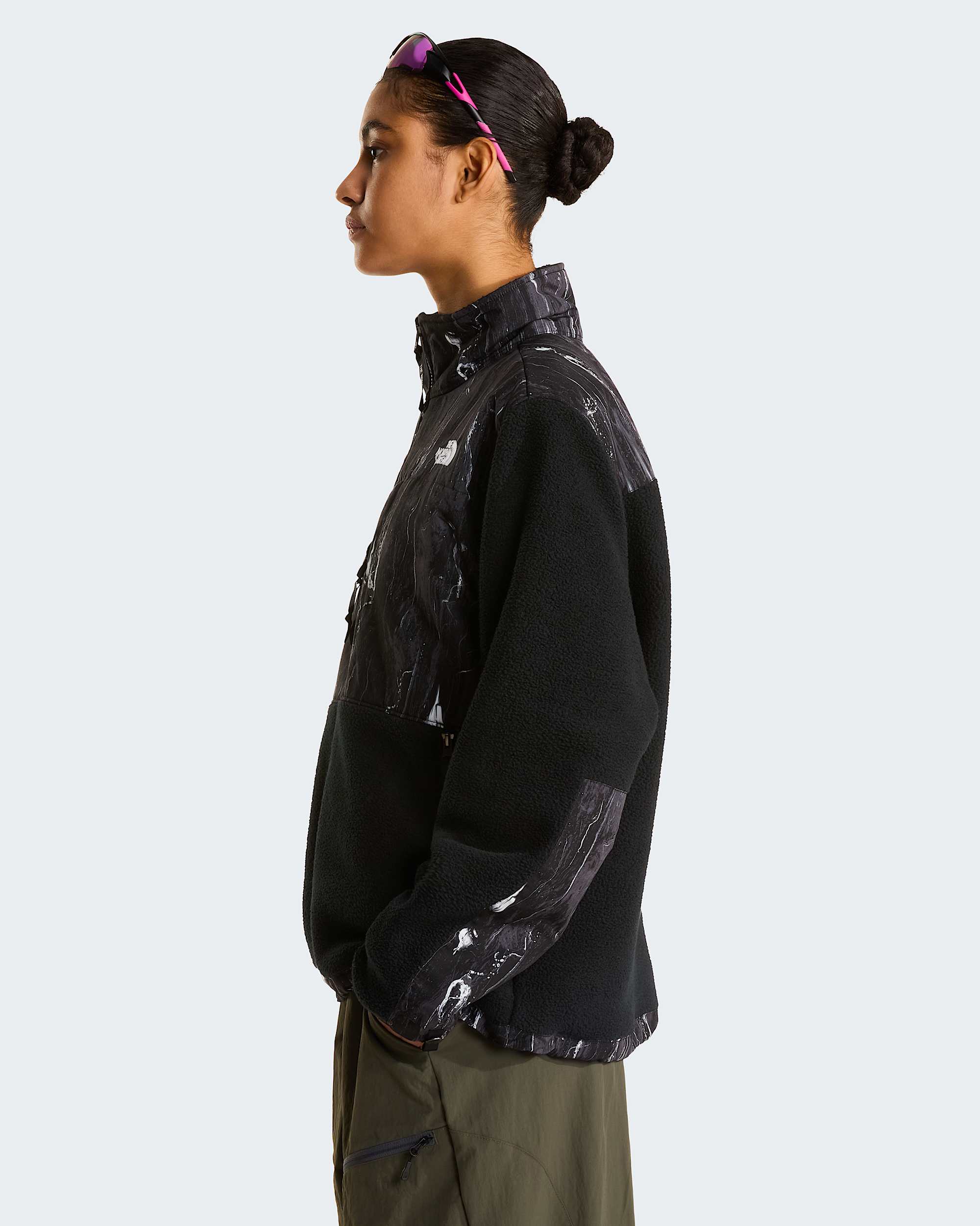 Retro Denali Geprinte Jas voor heren TNF ALT14