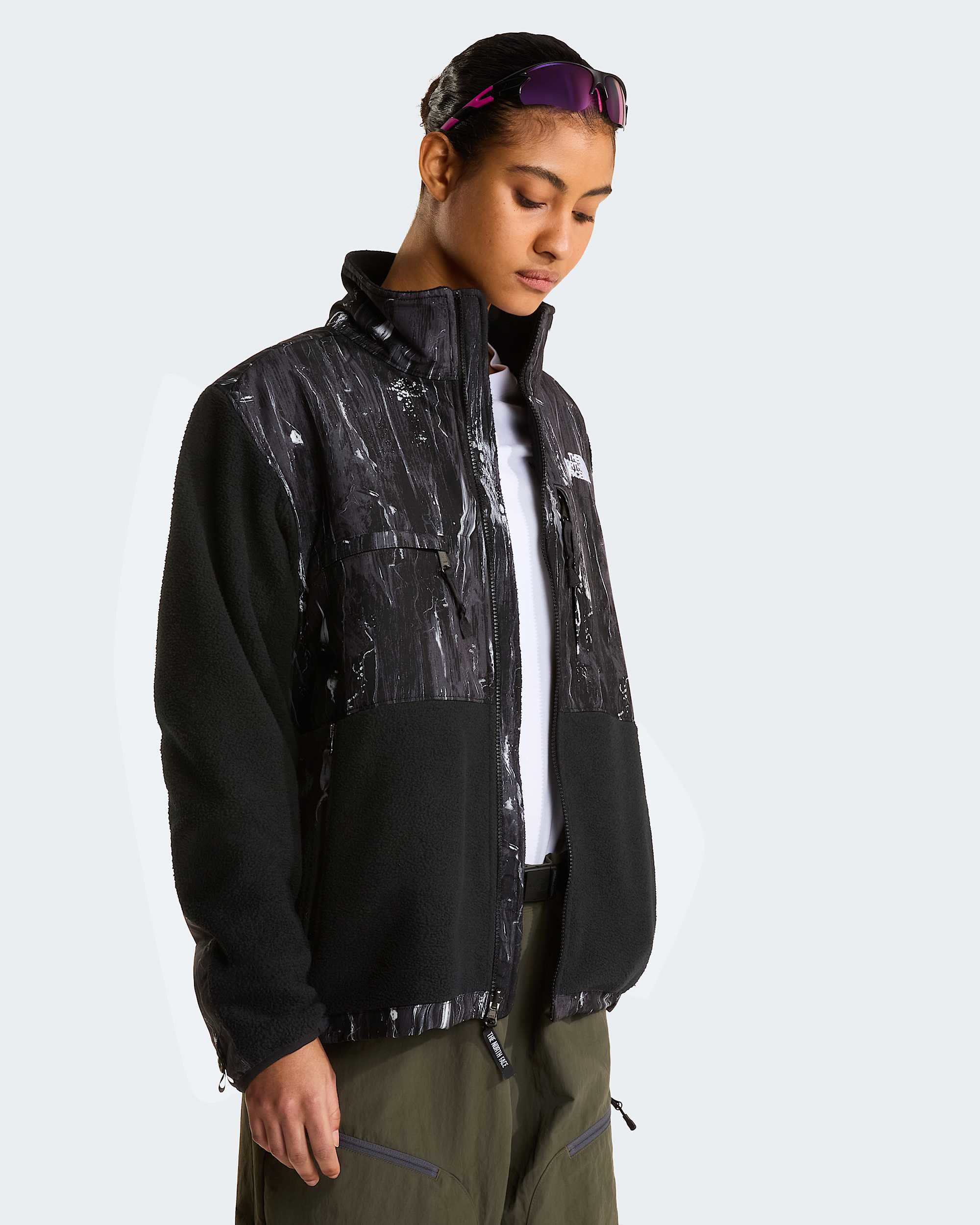 Retro Denali Geprinte Jas voor heren TNF ALT16