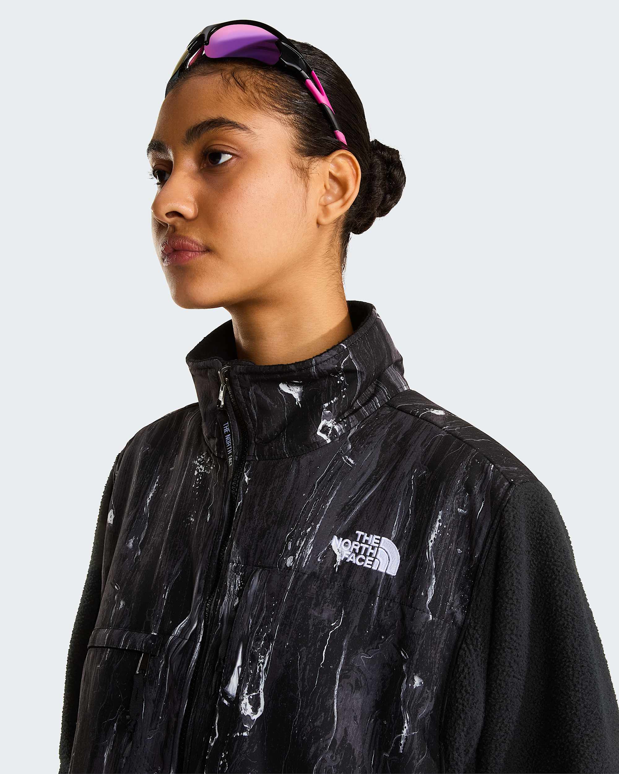 Retro Denali Geprinte Jas voor heren TNF ALT17