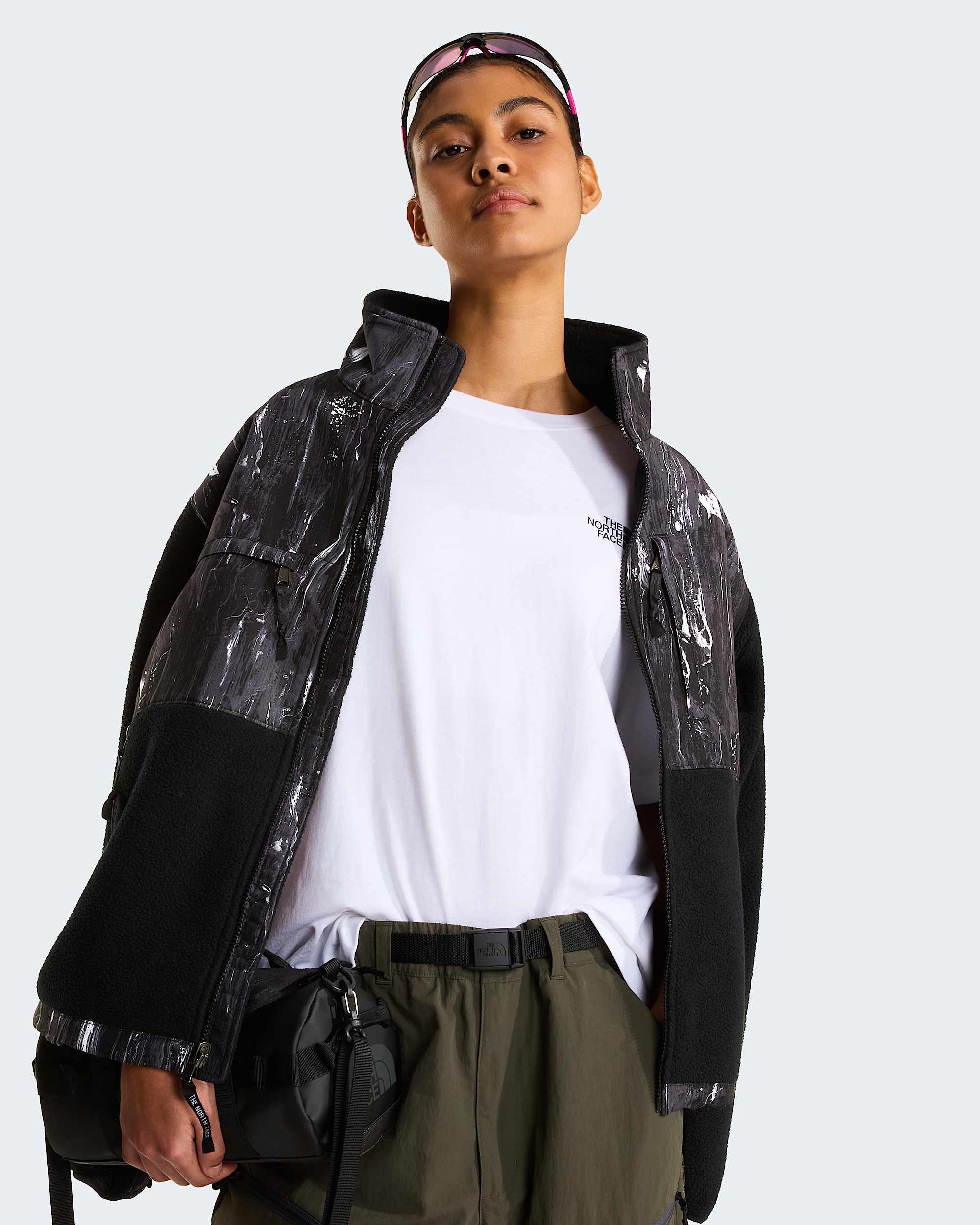 Retro Denali Geprinte Jas voor heren TNF ALT21