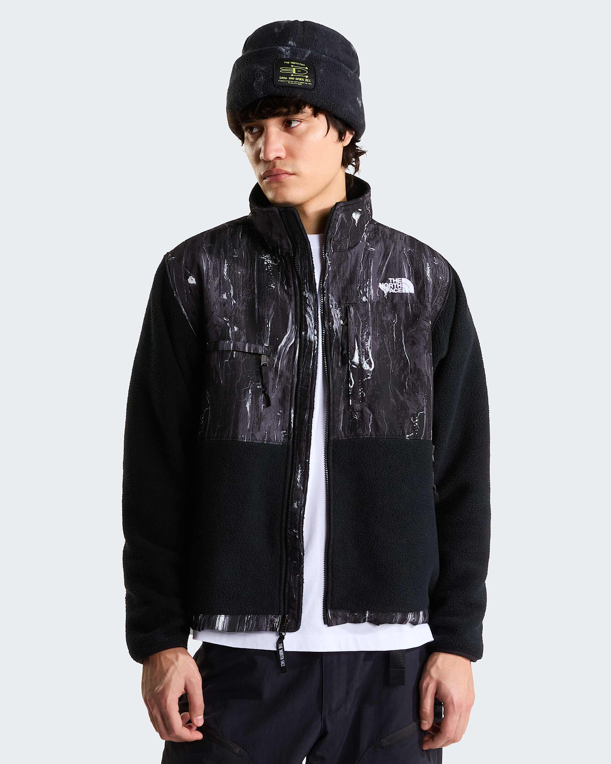 Retro Denali Geprinte Jas voor heren TNF ALT4