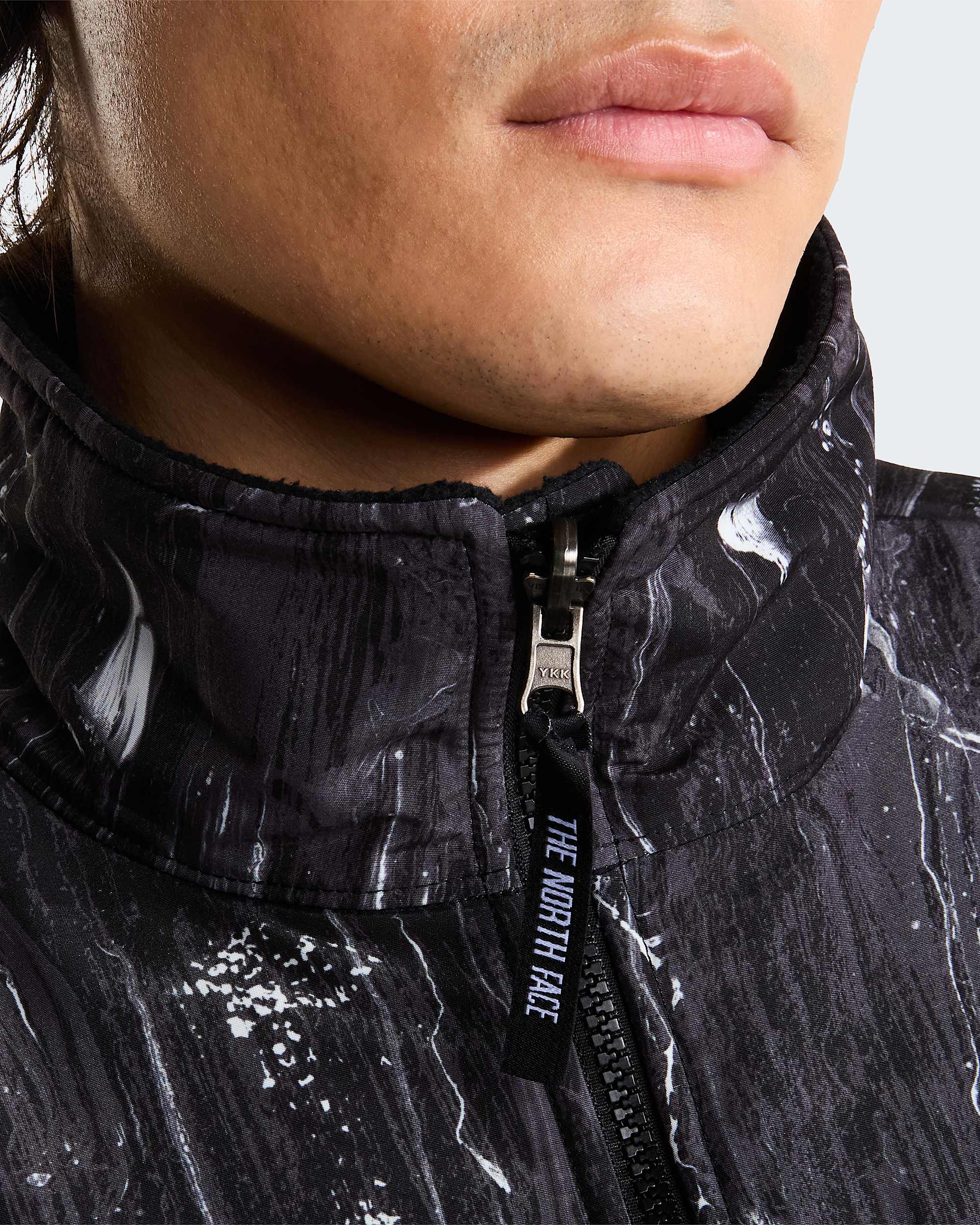 Retro Denali Geprinte Jas voor heren TNF ALT5