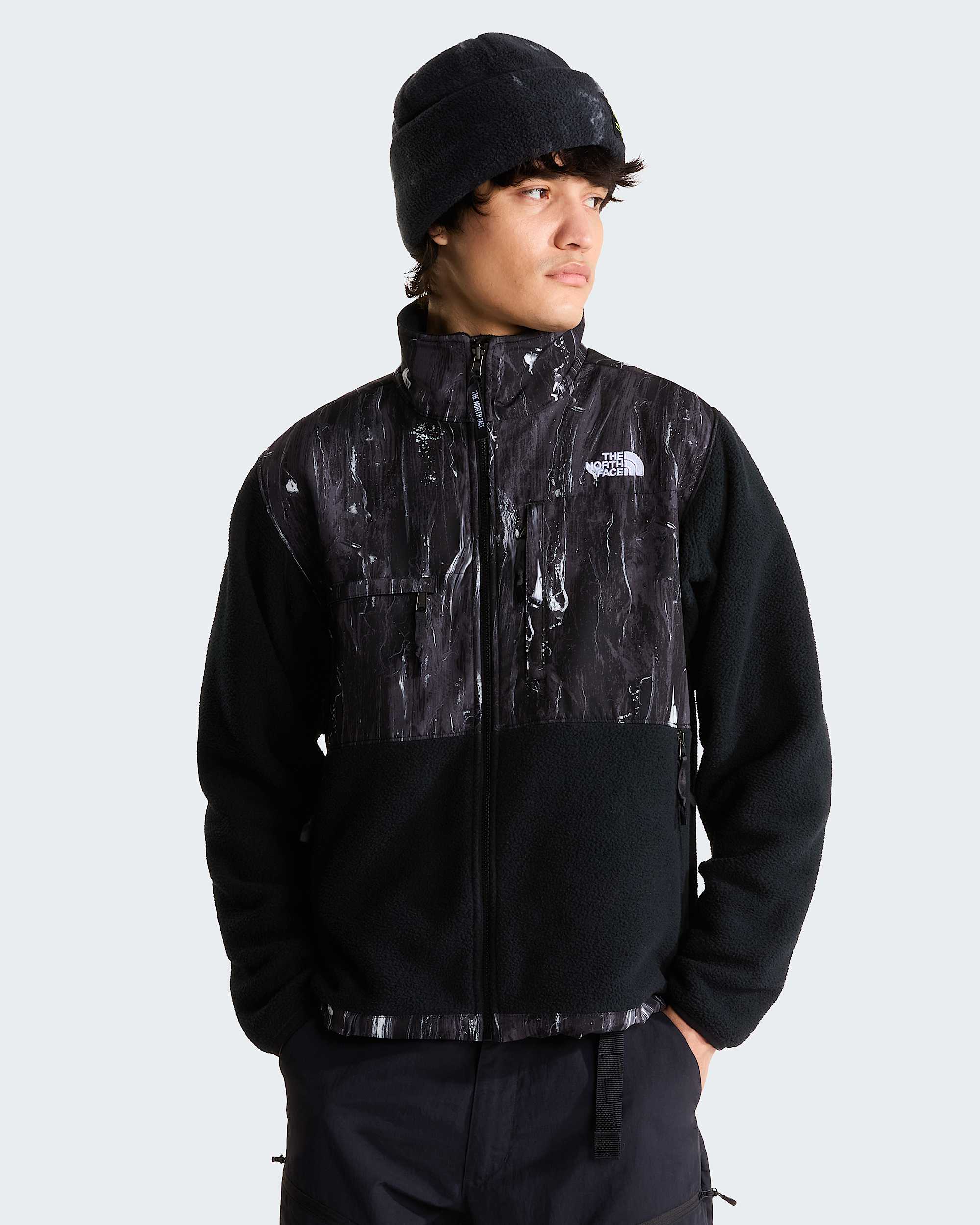 Retro Denali Geprinte Jas voor heren TNF HERO