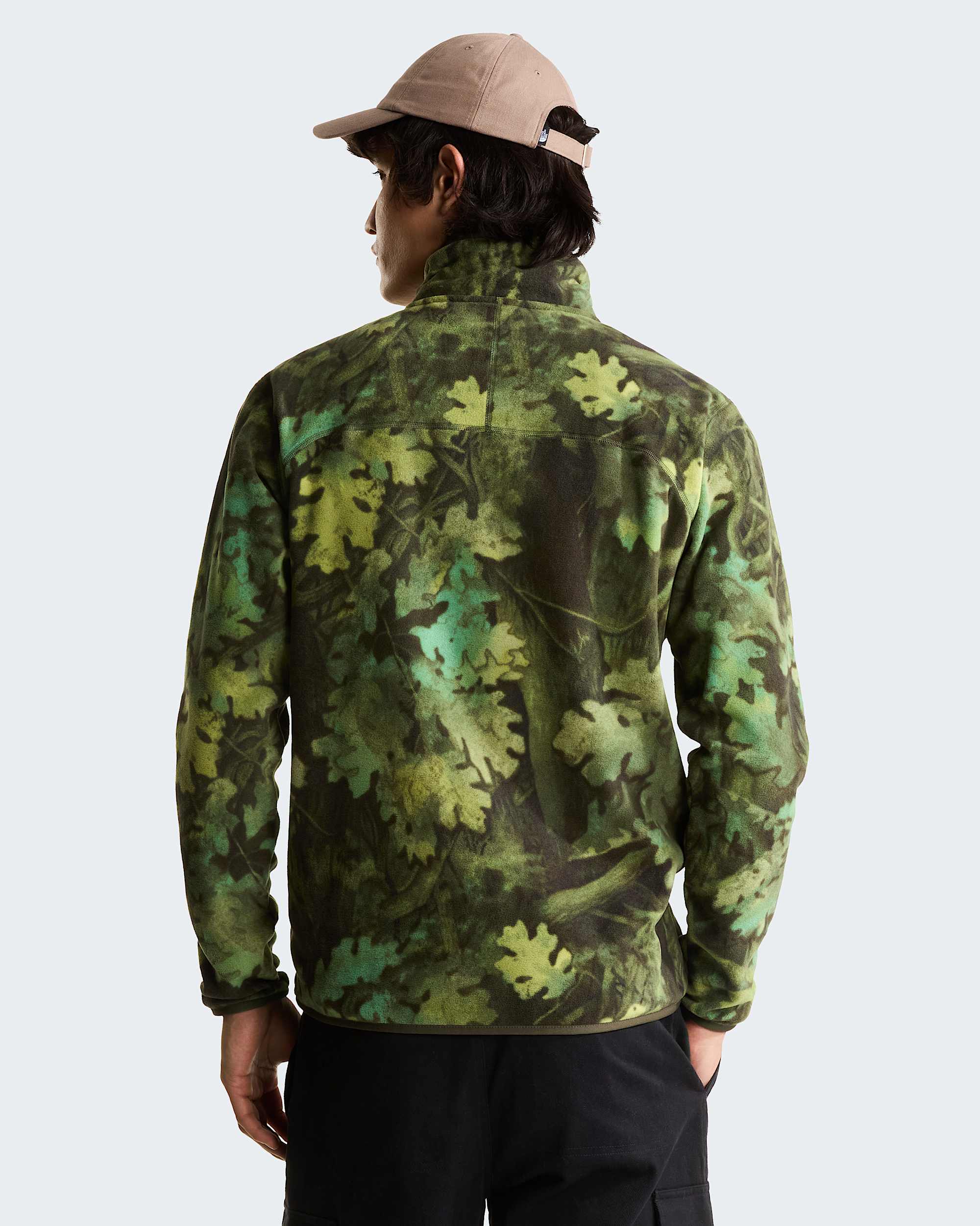 Polaire Glacier Novelty  fermeture zippe 14 avec logo imprim pour homme TNF ALT3
