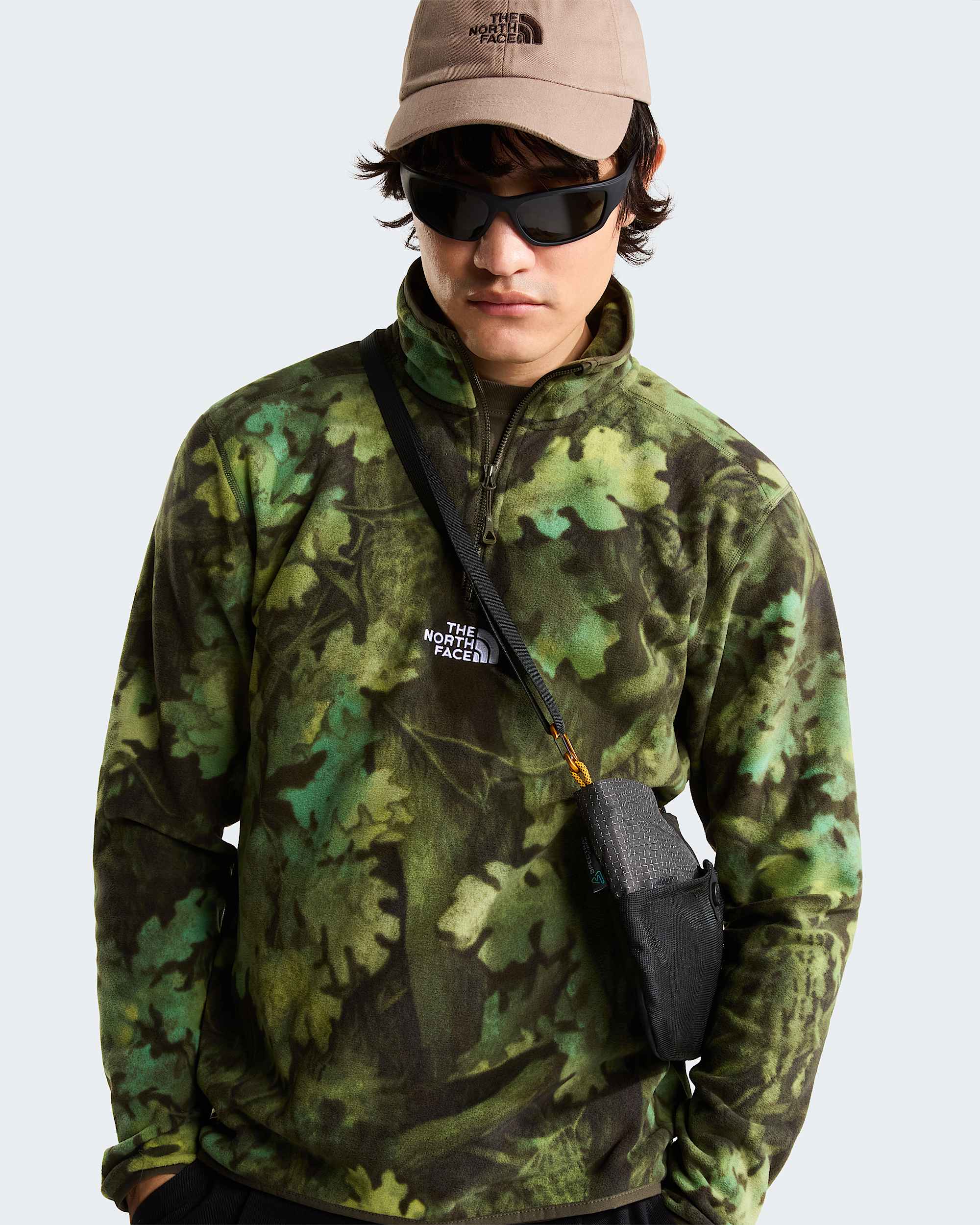 Polaire Glacier Novelty  fermeture zippe 14 avec logo imprim pour homme TNF ALT6
