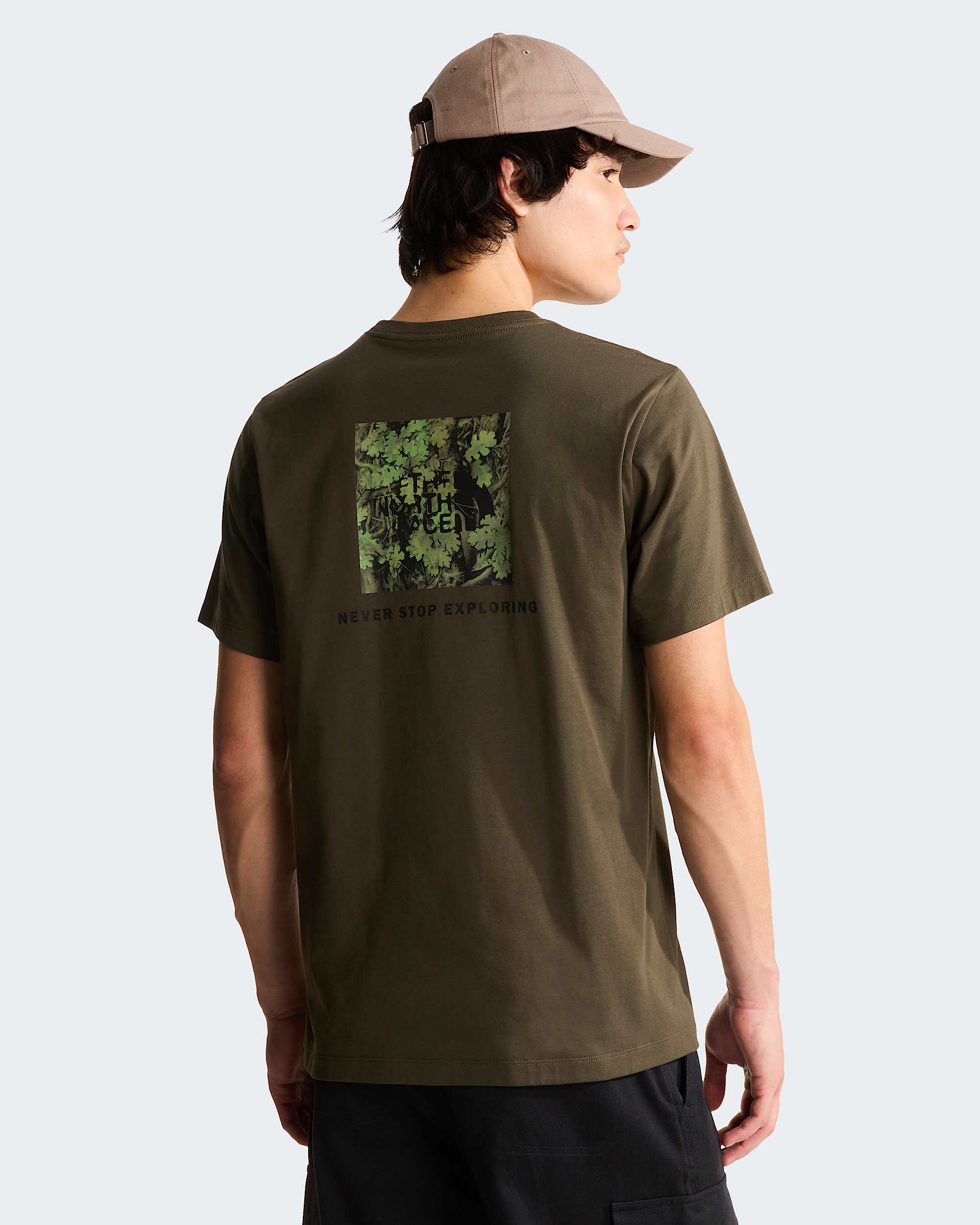 Mens Yosemite Oak Box NSE Regular TShirt TNF HERO