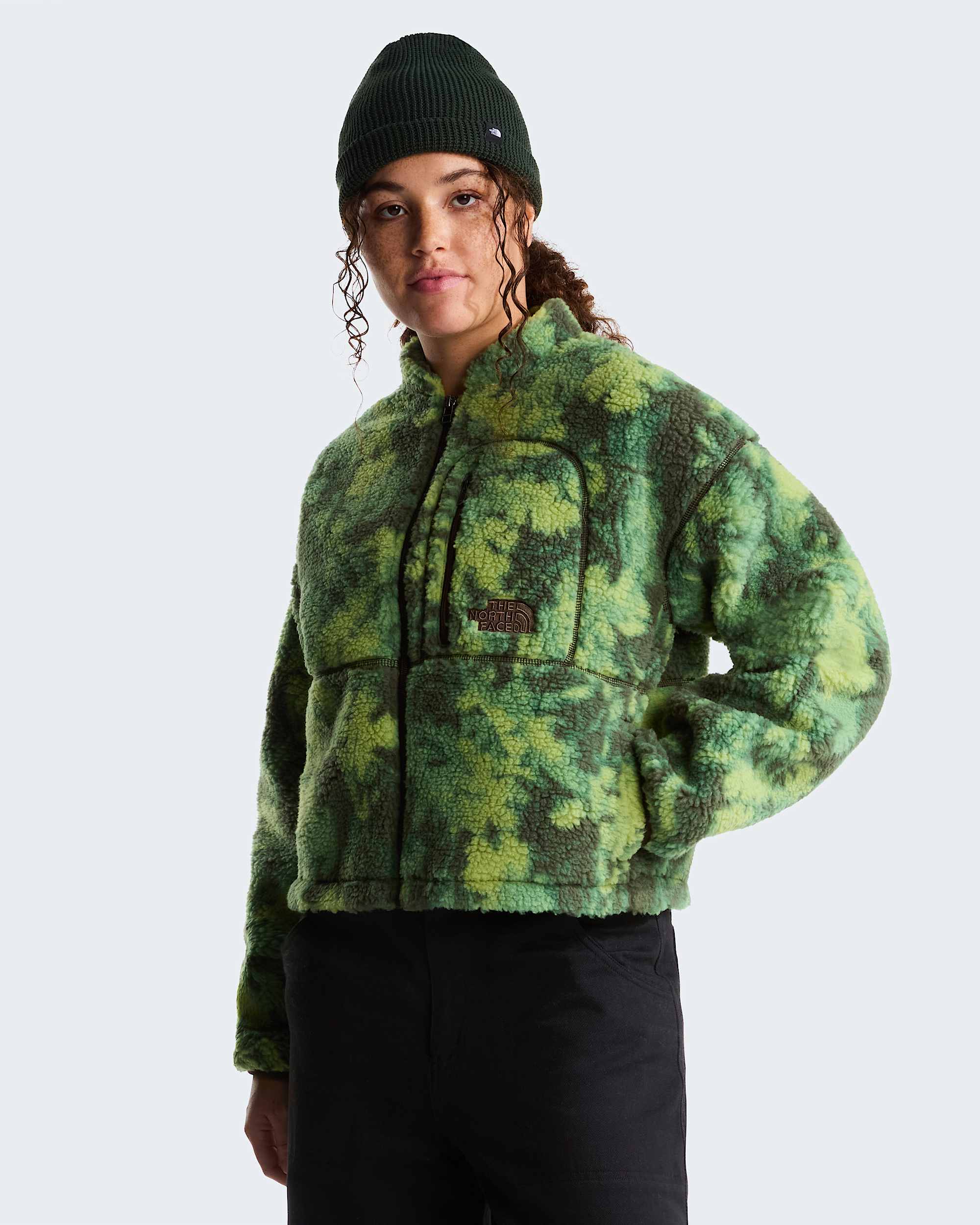Extreme Pile 2 Jas met print voor dames TNF HERO