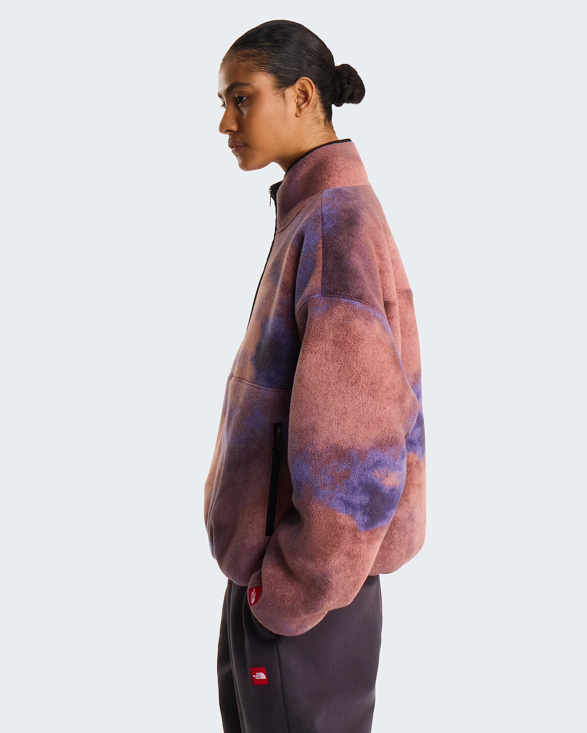 Pile con mezza cerniera TNF Red Box Printed unisex﻿ TNF ALT14
