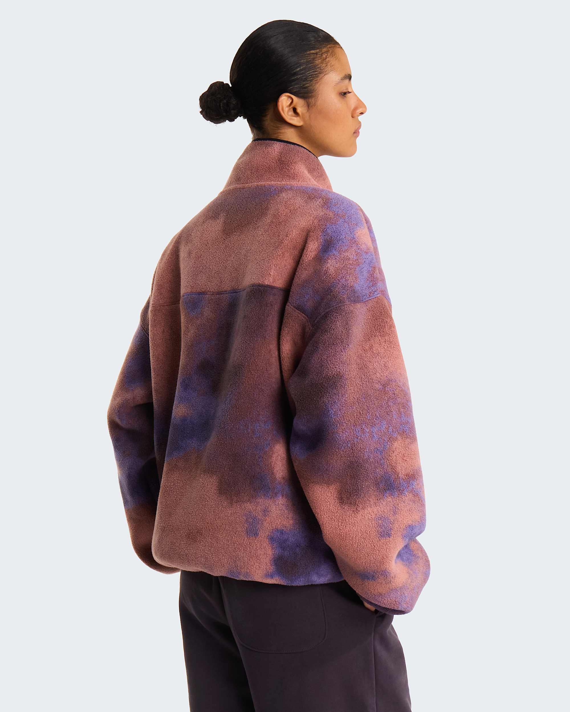 Pile con mezza cerniera TNF Red Box Printed unisex﻿ TNF ALT15