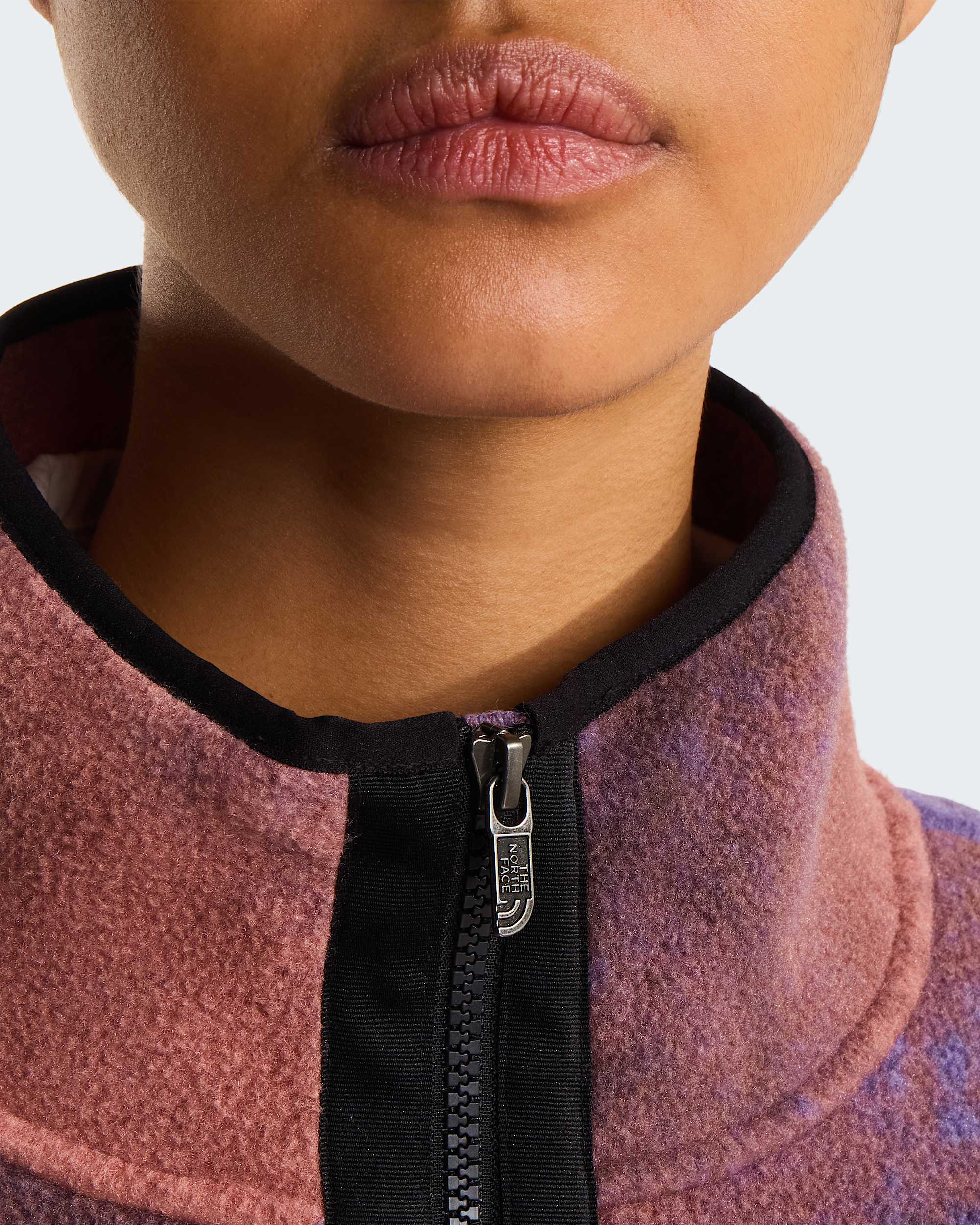 Pile con mezza cerniera TNF Red Box Printed unisex﻿ TNF ALT16