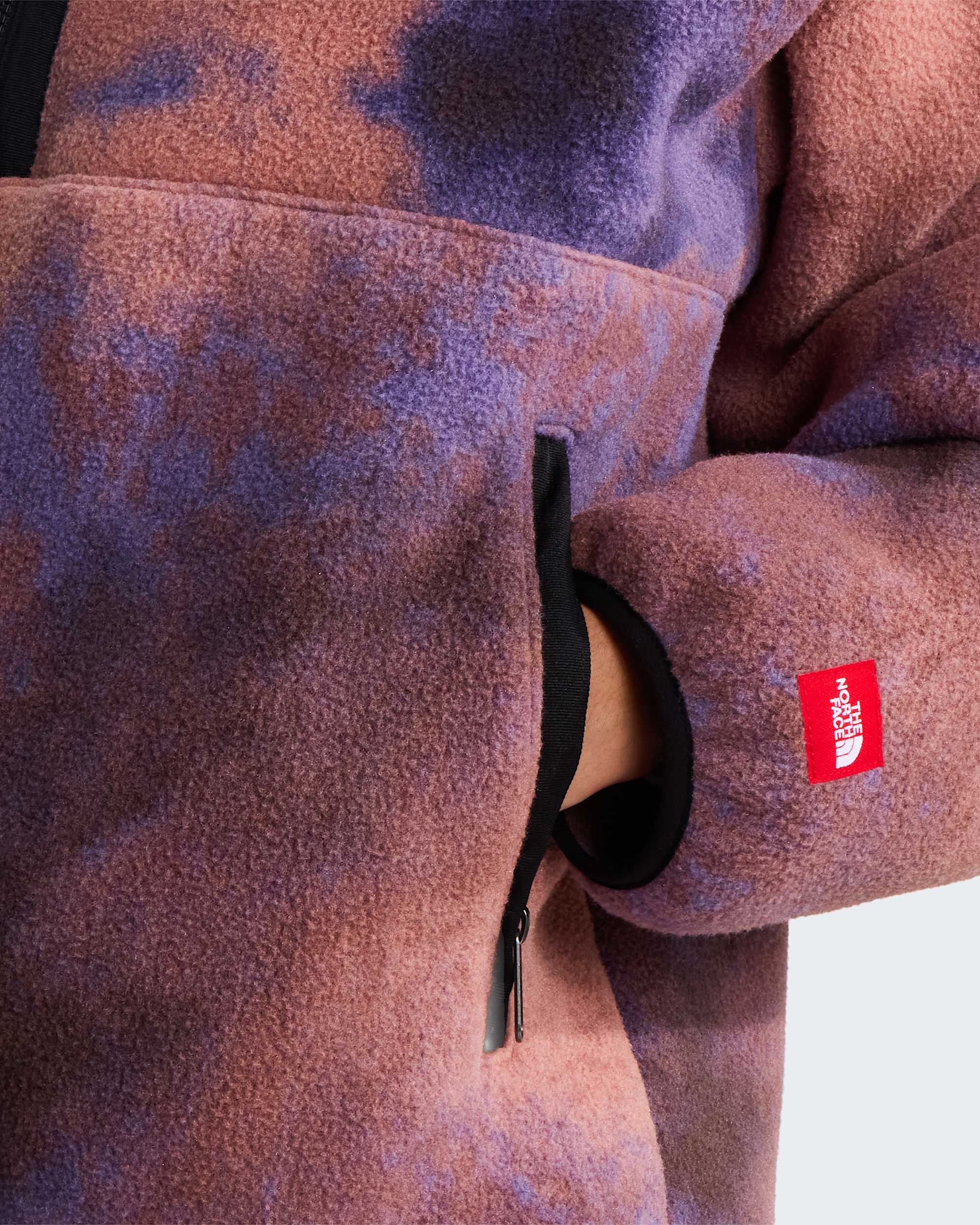 Pile con mezza cerniera TNF Red Box Printed unisex﻿ TNF ALT17
