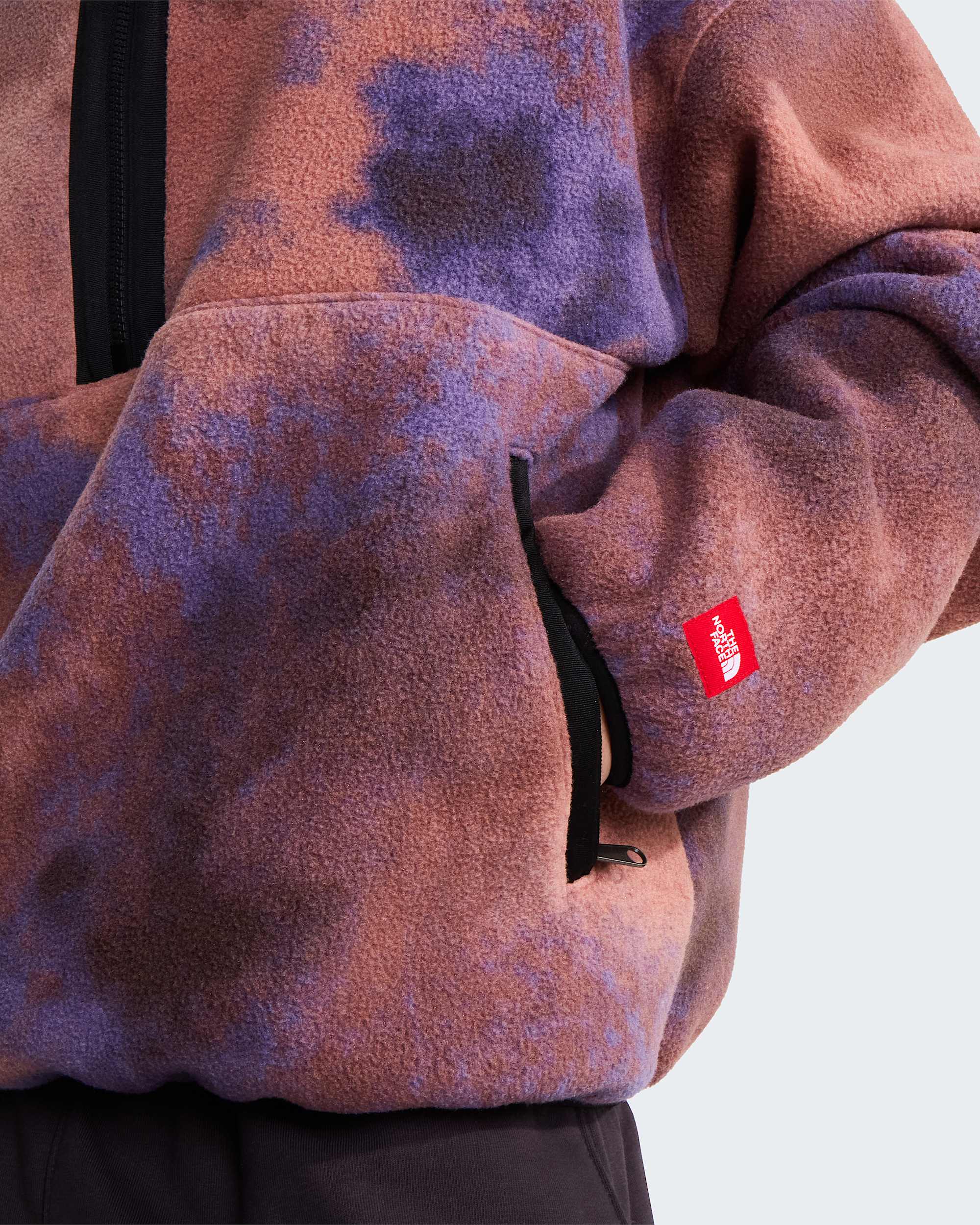 Pile con mezza cerniera TNF Red Box Printed unisex﻿ TNF ALT5