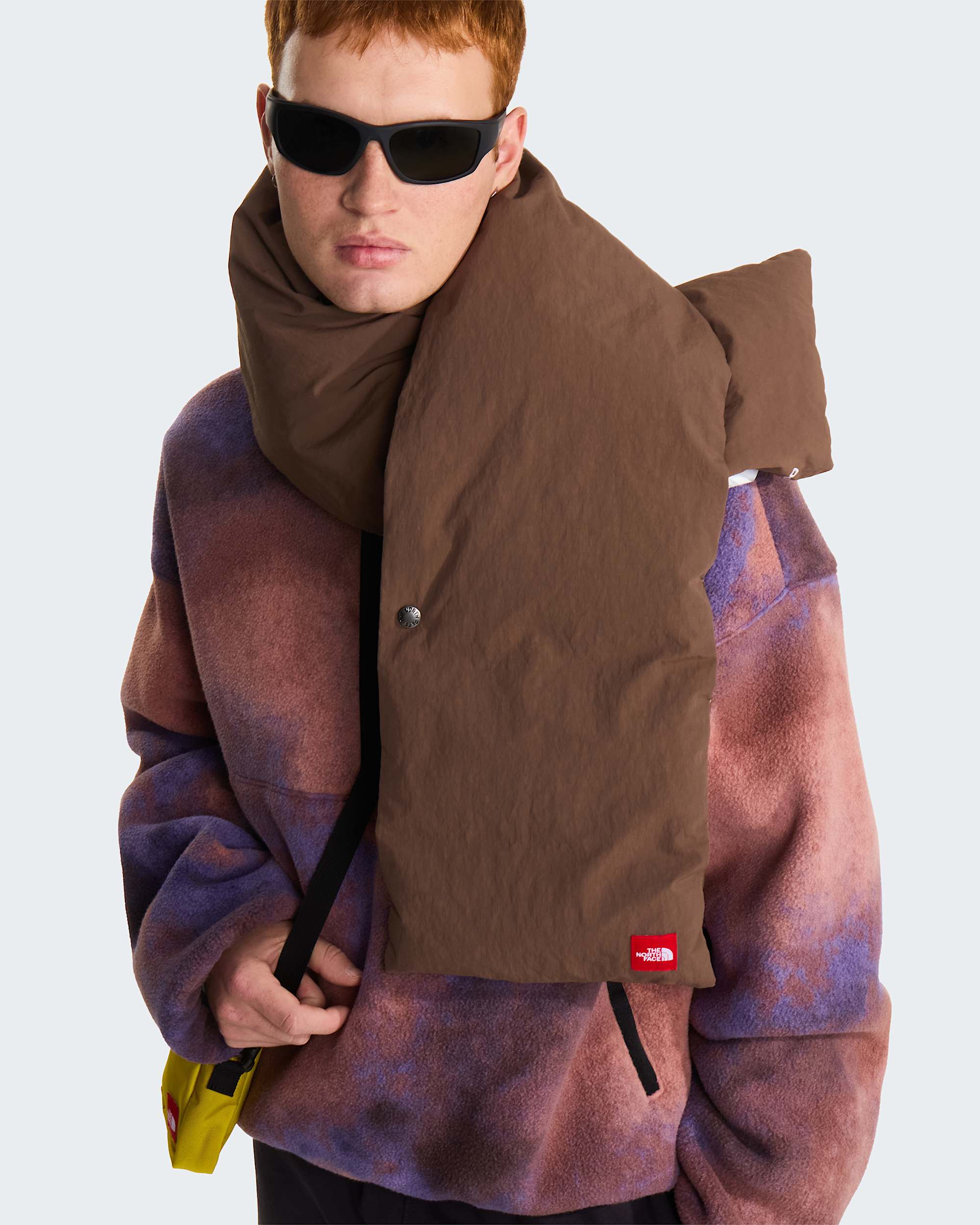 Pile con mezza cerniera TNF Red Box Printed unisex﻿ TNF ALT6