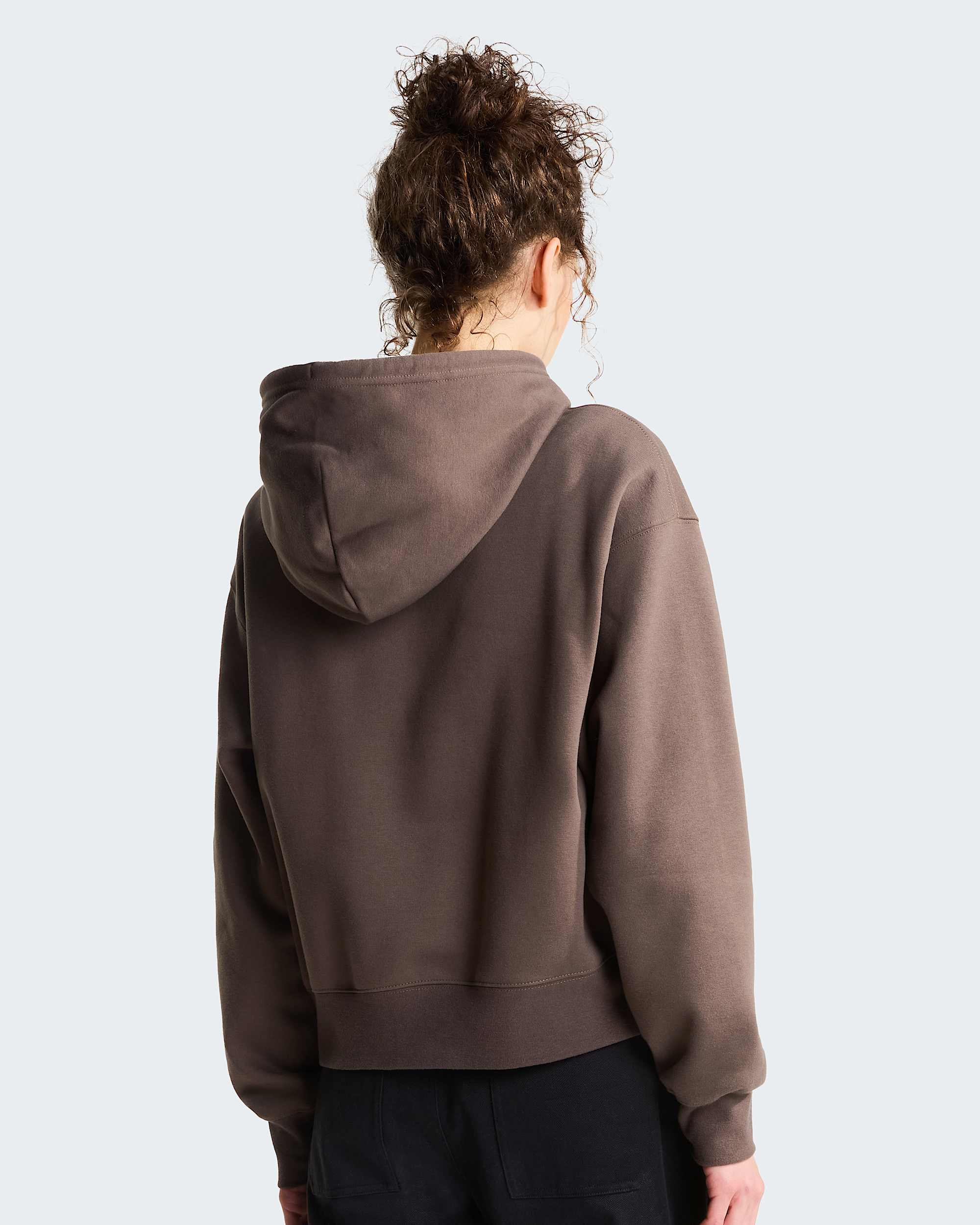 Womens TNF Essential Simple Dome Boxy Oversized Hoodie TNF ALT3