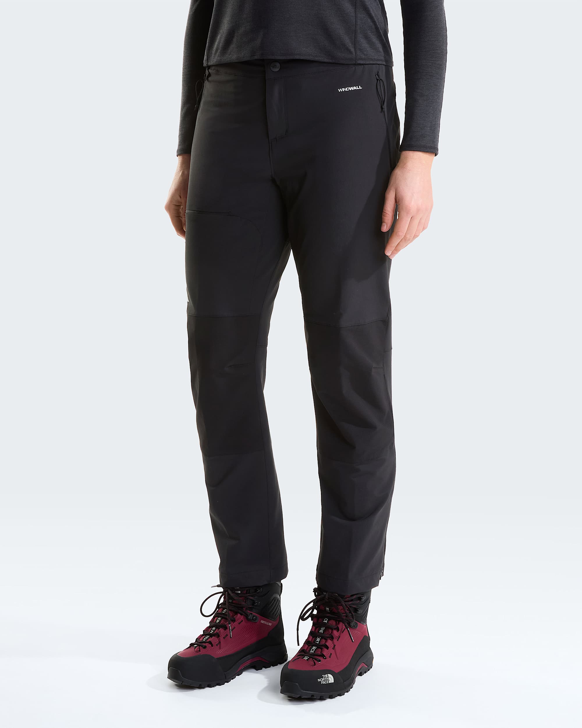 Verstevigde Regular Straight broek voor dames TNF HERO