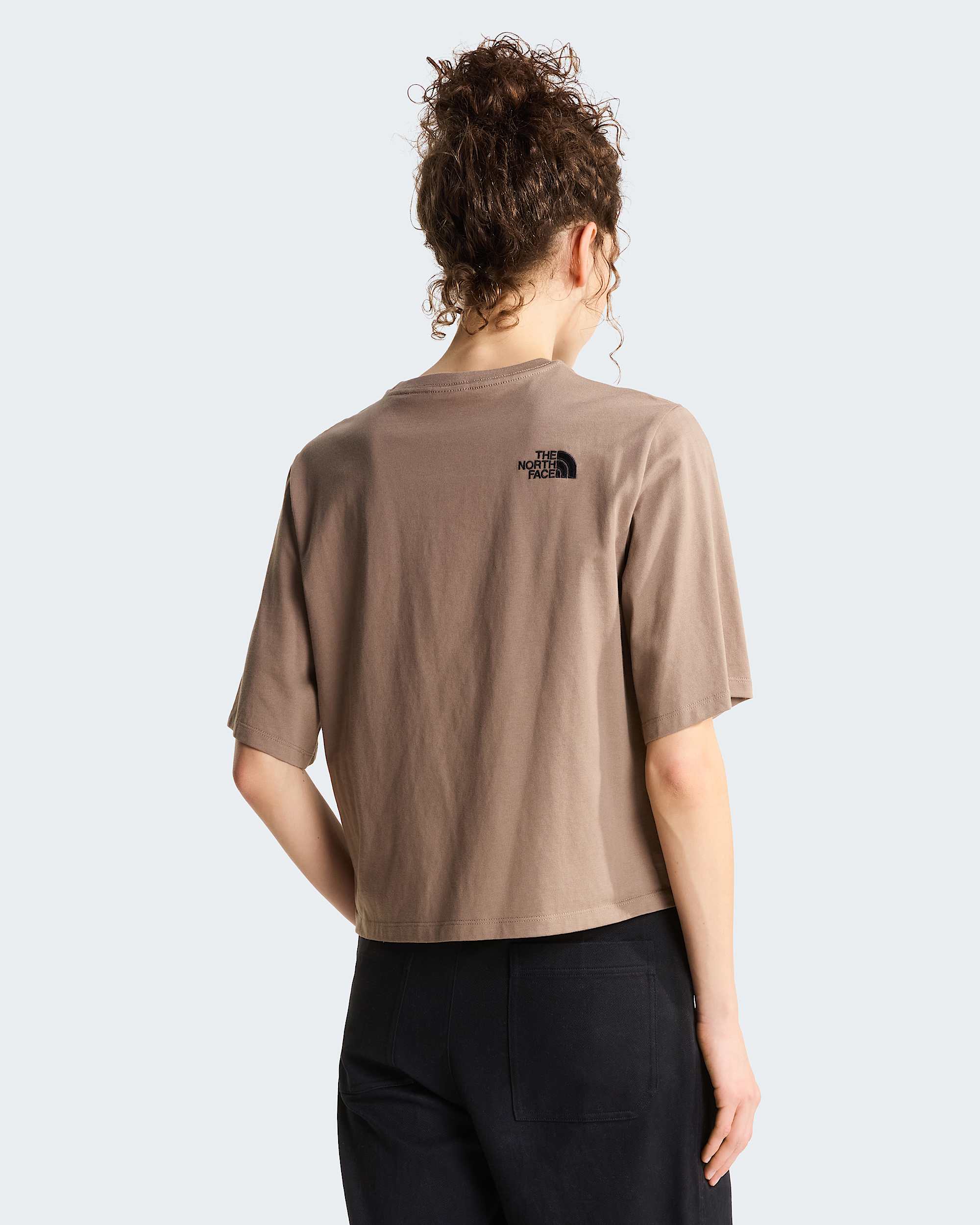 Tshirt Ski Embroidery Boxy con grafica da donna TNF ALT3