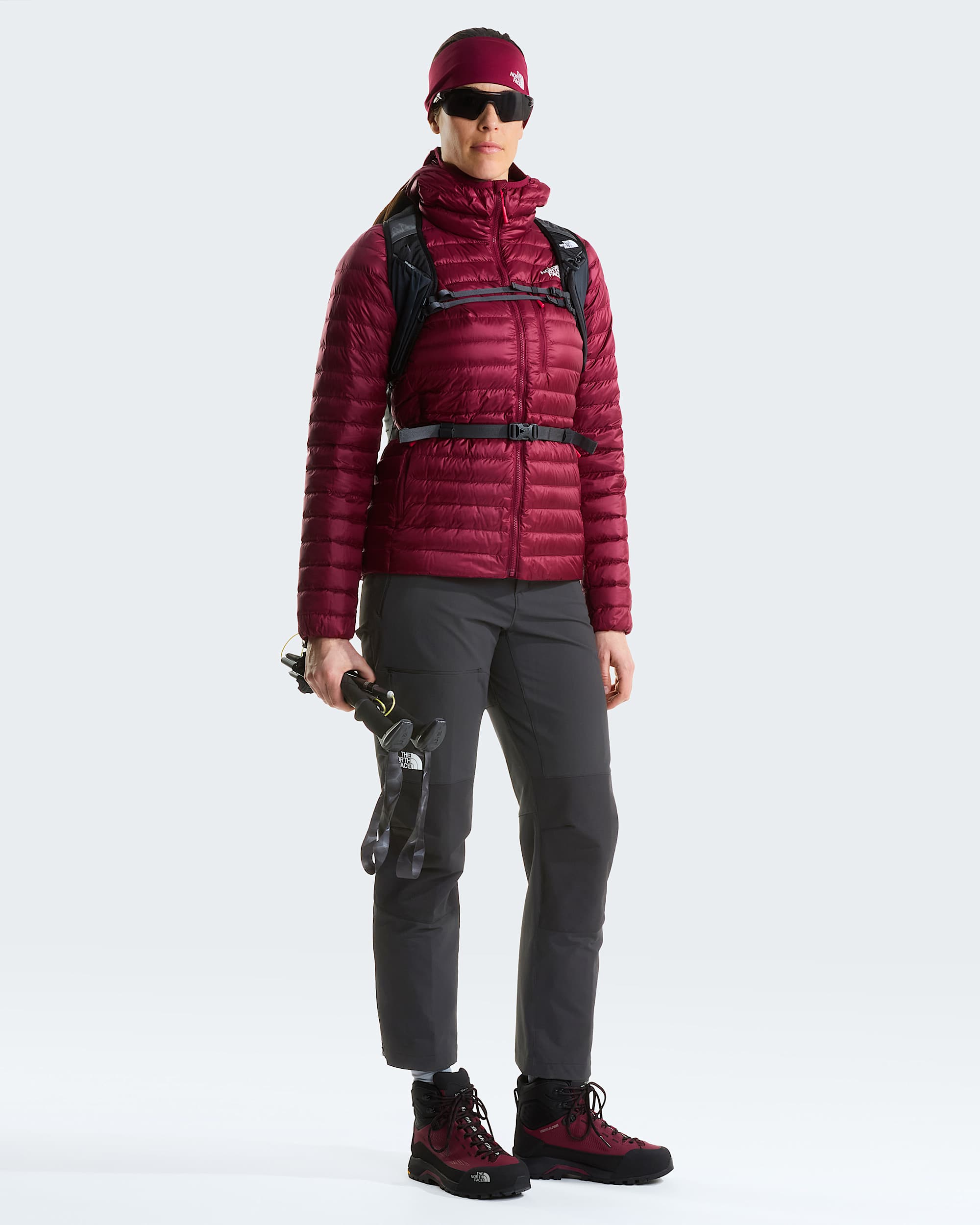 Verto GORETEX Alpinemidschoenen voor dames TNF Burgundy CrushTNF Black ALT5