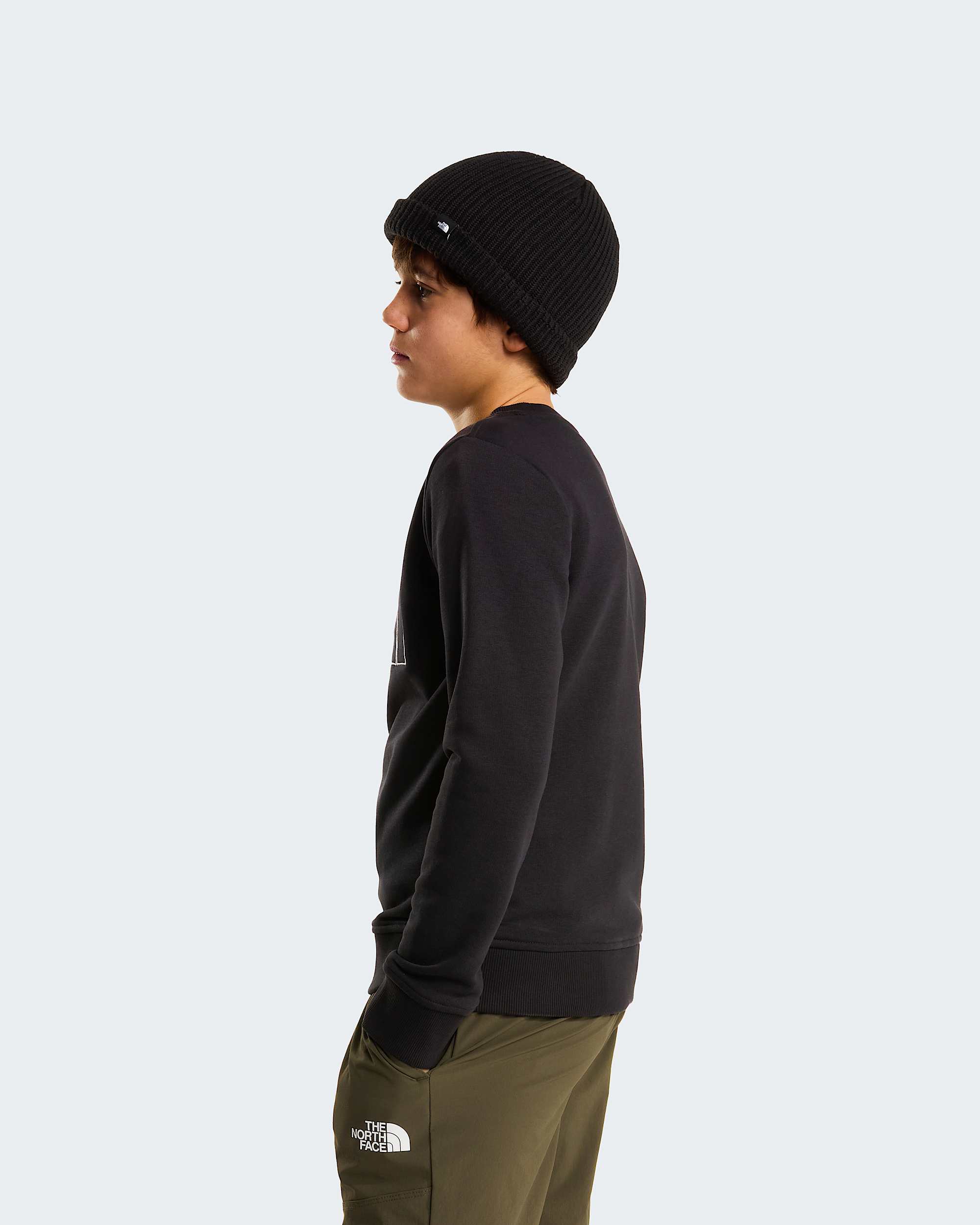 Teens Drew Peak Crew Neck Sweatshirt TNF ALT2
