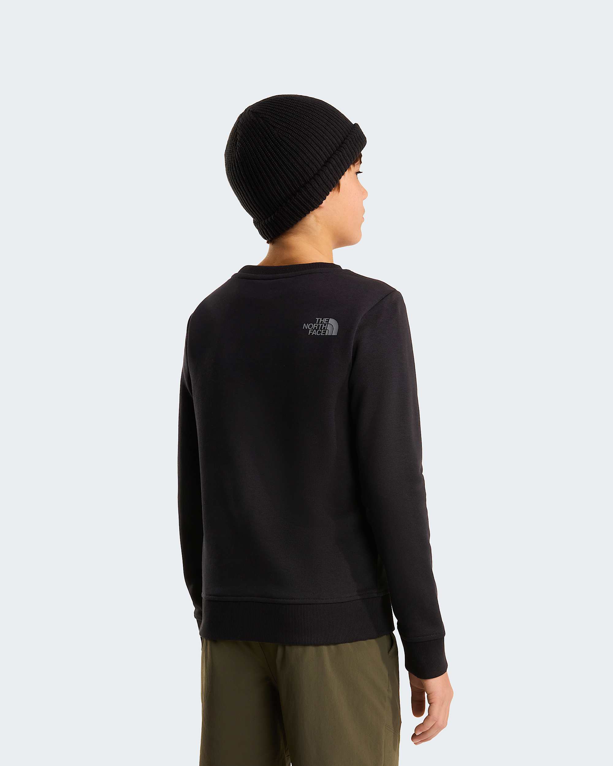 Teens Drew Peak Crew Neck Sweatshirt TNF ALT3