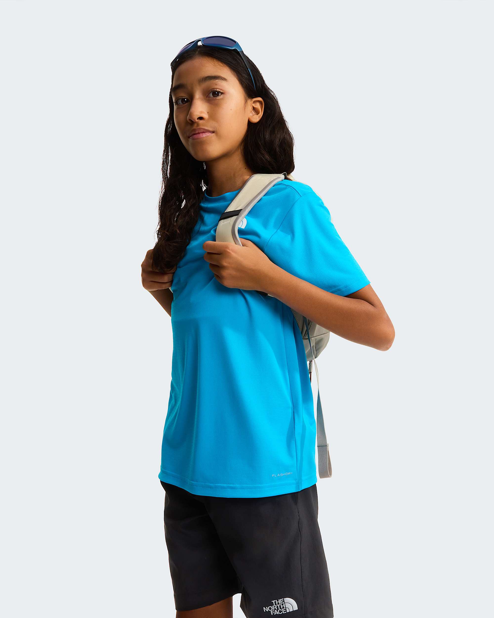 Short 247 pour enfant TNF TNF BlackAsphalt Grey ALT4