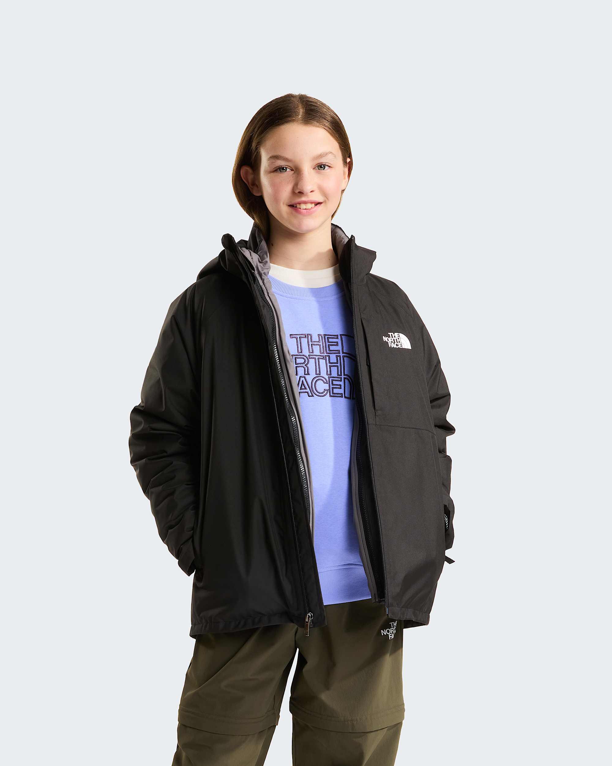 Teens Perrito 4In1 Hooded Jacket TNF ALT18