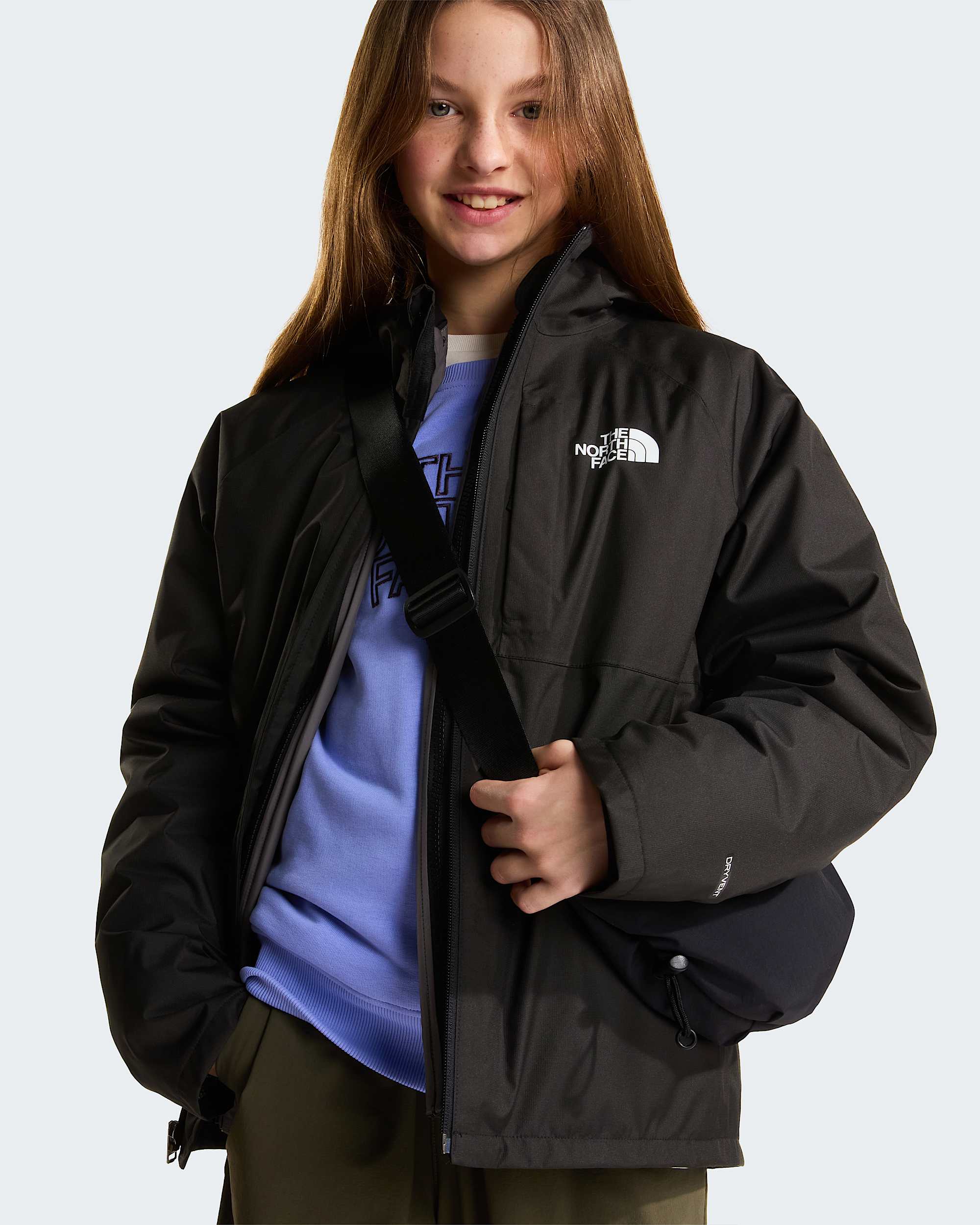 Teens Perrito 4In1 Hooded Jacket TNF ALT19