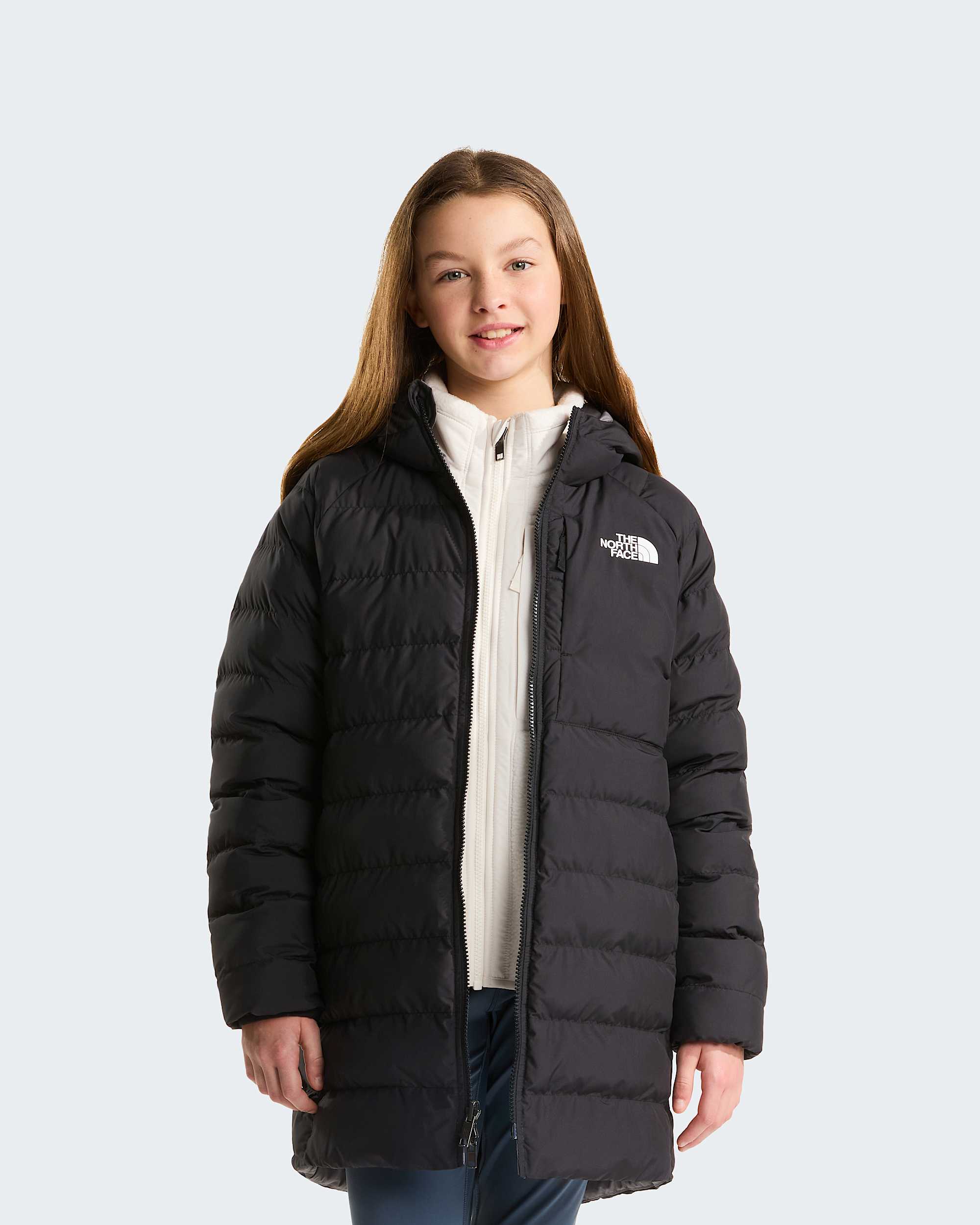 Girls Reversible Perrito Parka TNF ALT5
