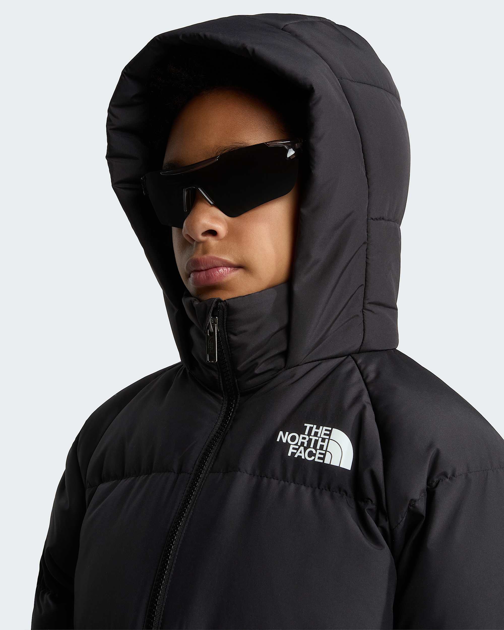 North fleecegeftterter kurzer Daunenparka fr Jugendliche TNF ALT5