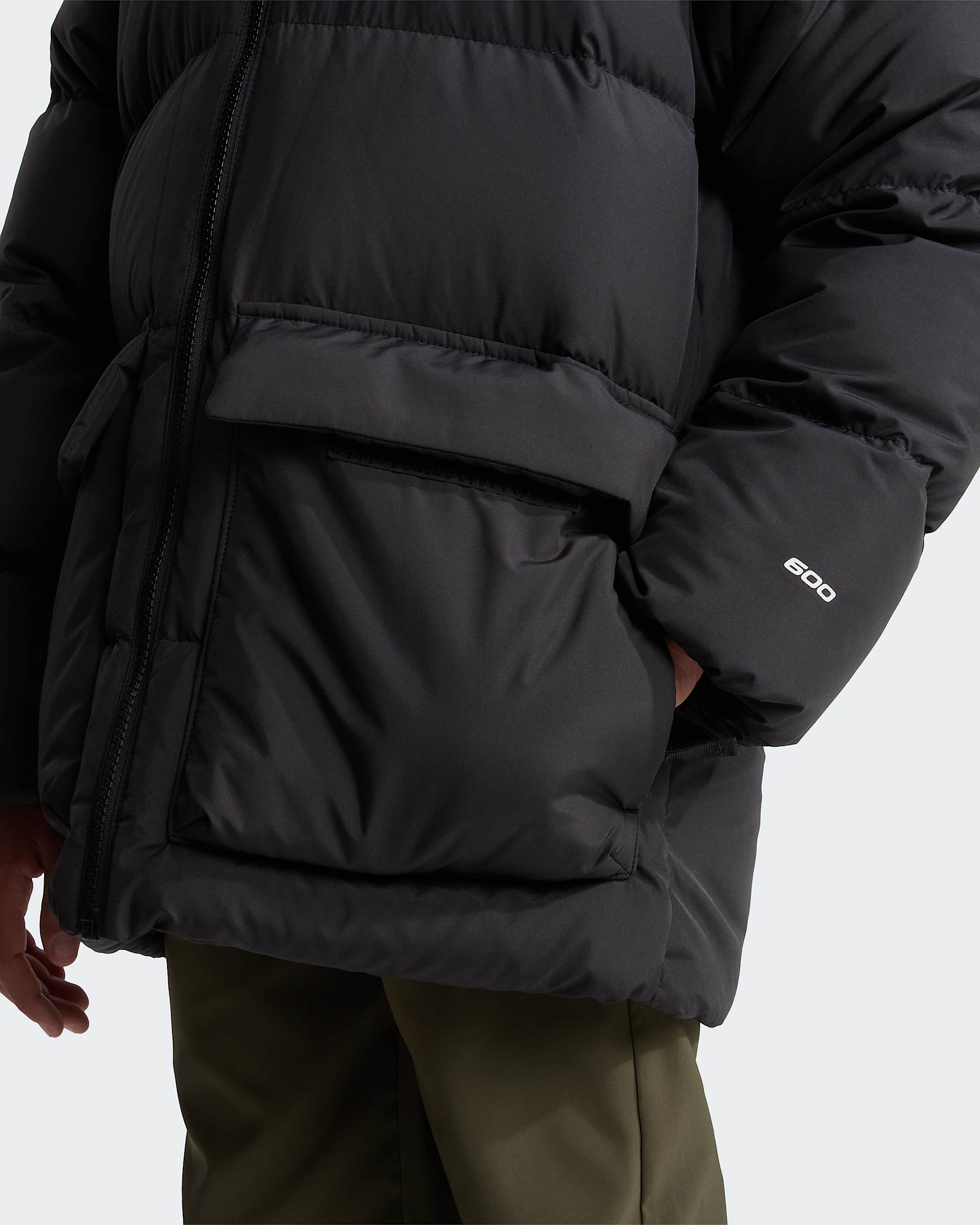 North fleecegeftterter kurzer Daunenparka fr Jugendliche TNF ALT7
