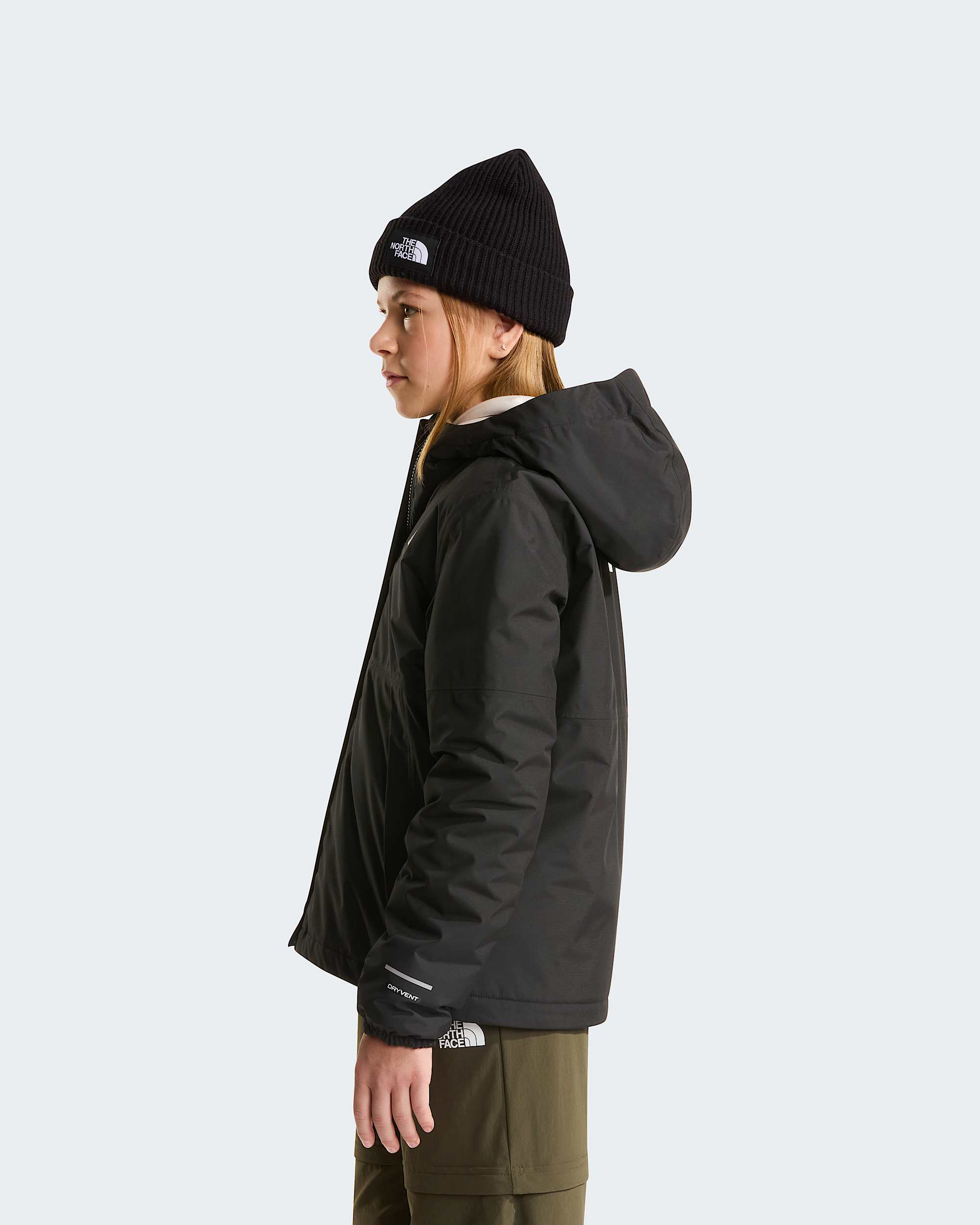 Girls Warm Antora Rain Jacket TNF ALT2