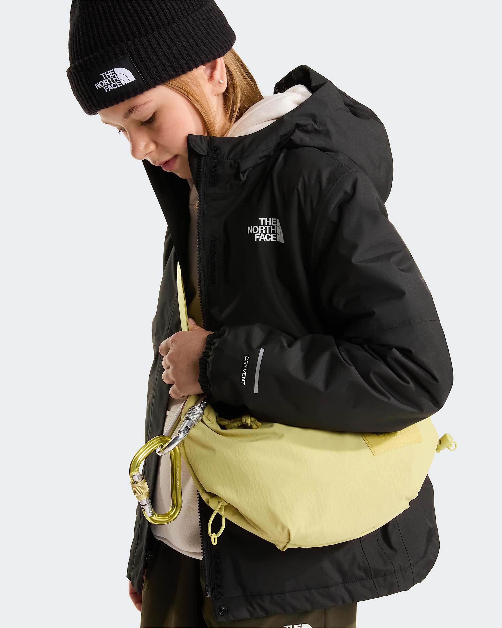 Girls Warm Antora Rain Jacket TNF ALT9