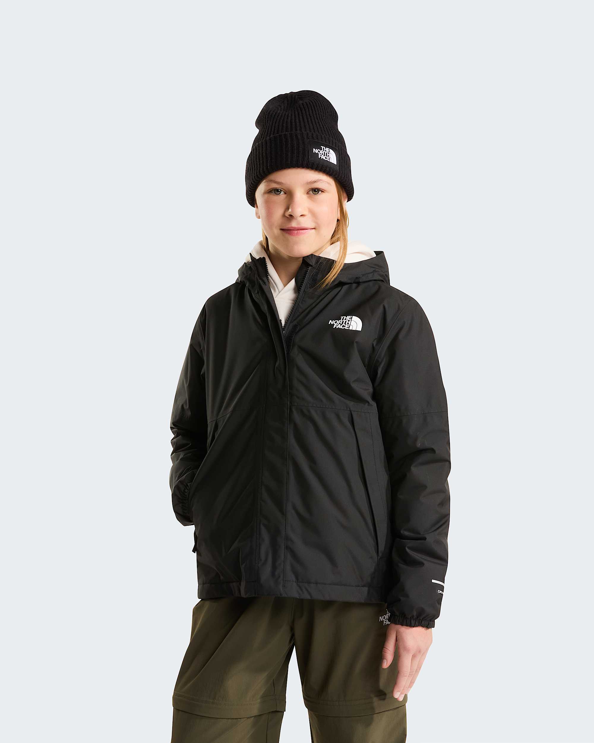 Girls Warm Antora Rain Jacket TNF HERO