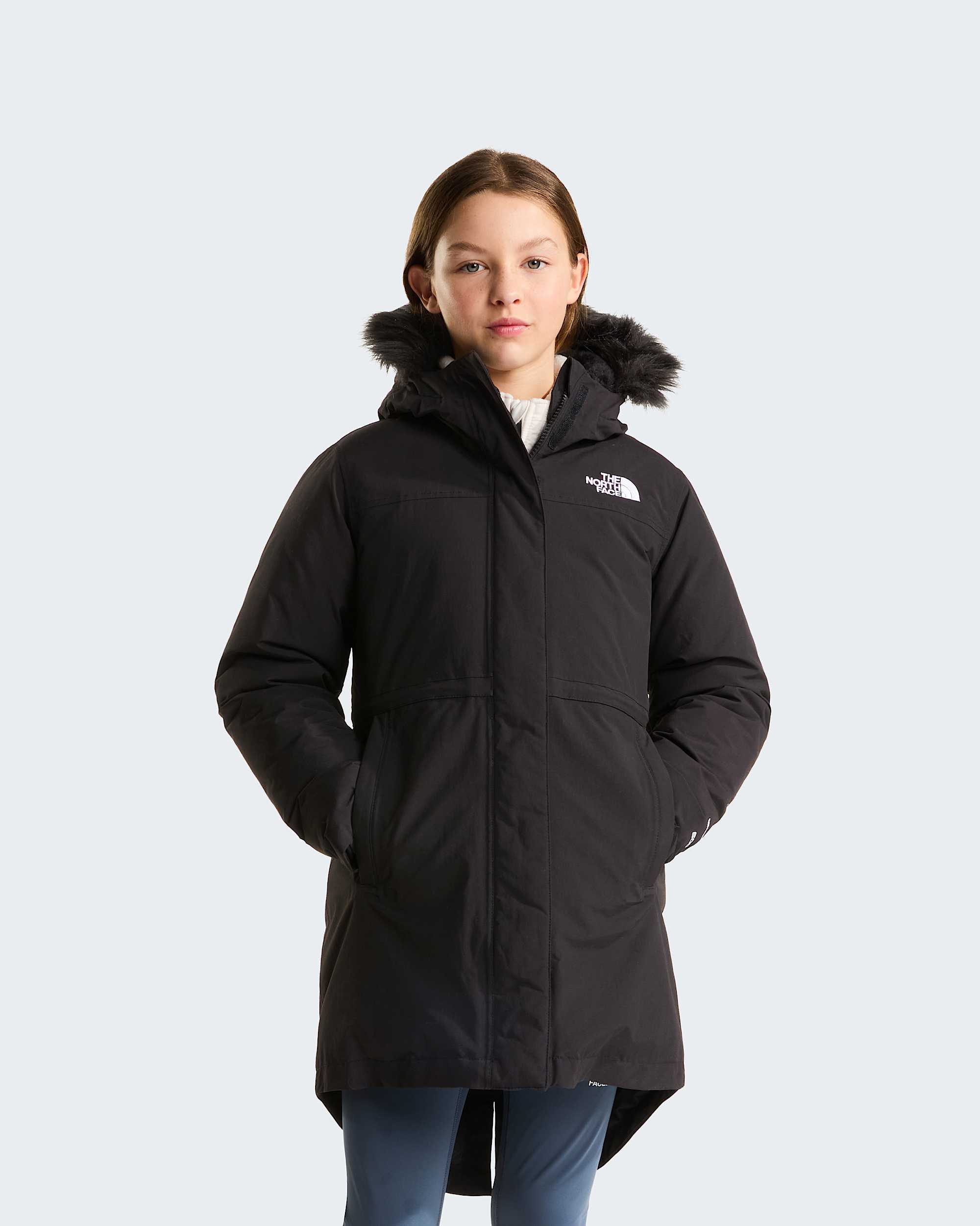 Arcticparka voor meisjes TNF HERO