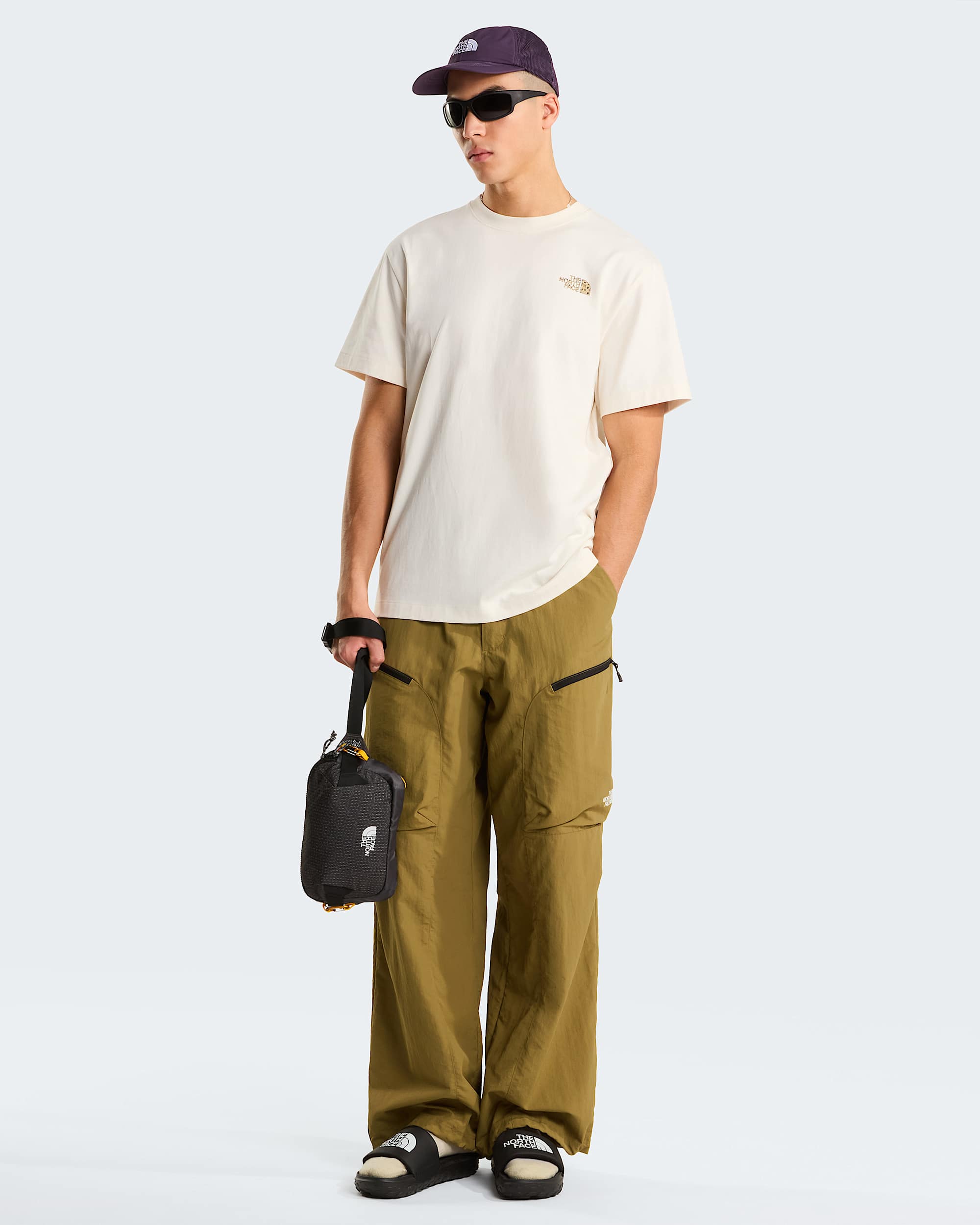 Mens Never Stop Cush Slides TNF ALT3